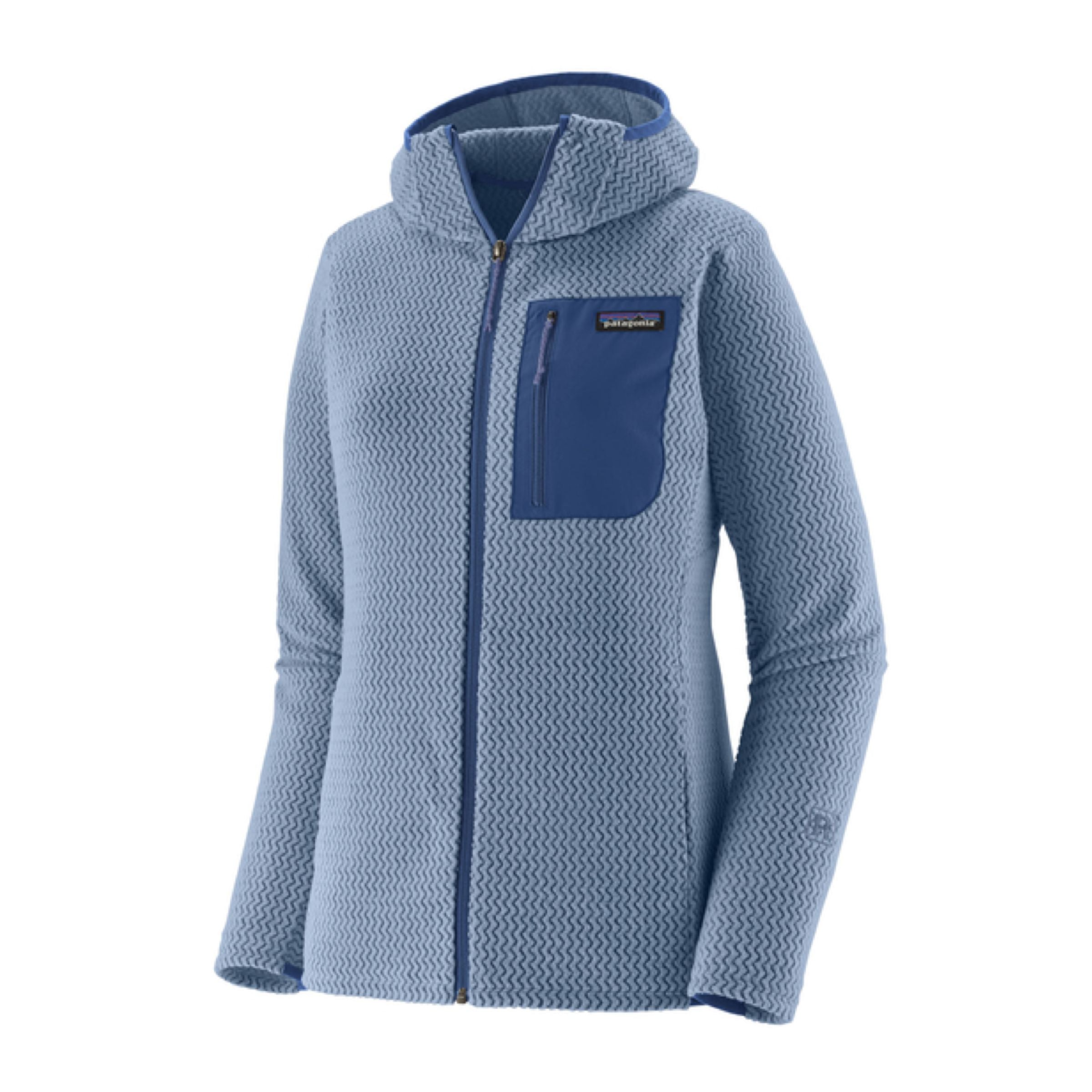 Maglia R1 Air Full-Zip Hoody Donna Barnacle Blue