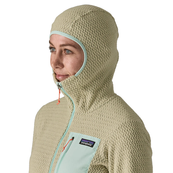 Frau R1 Air Full-Zip Hoody Pullover Weathered Stone