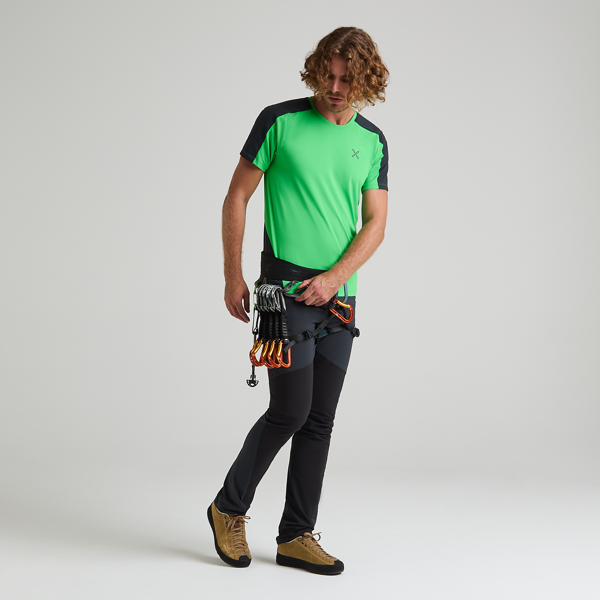 Pantalon Synth Homme Antracite/Vibe Green