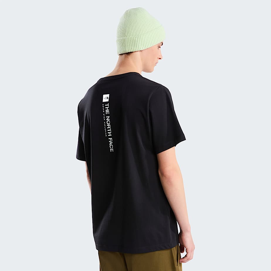 T-shirt Vertical Regular Uomo Black
