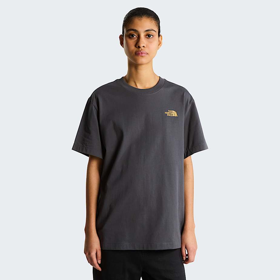 Stone Logo Relaxed T-shirt Anthracite Grey