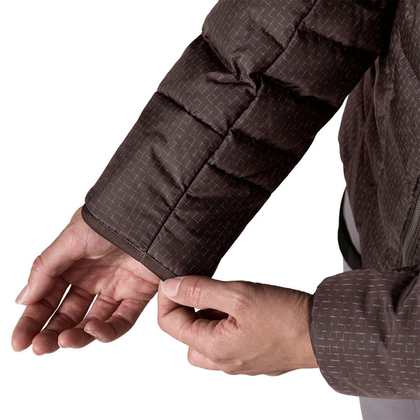 Frau Durable Down Hoody Daunenjacke Den Brown