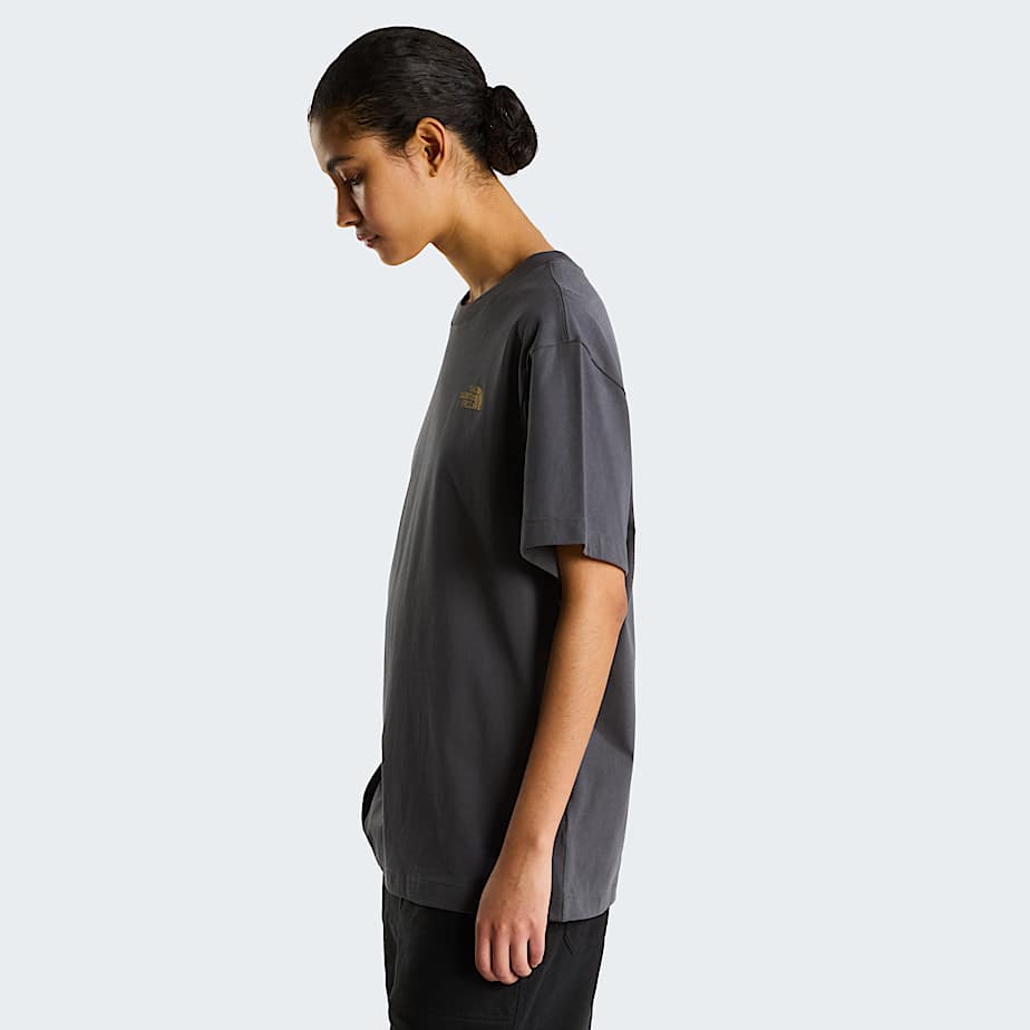 Stone Logo Relaxed T-shirt Anthracite Grey