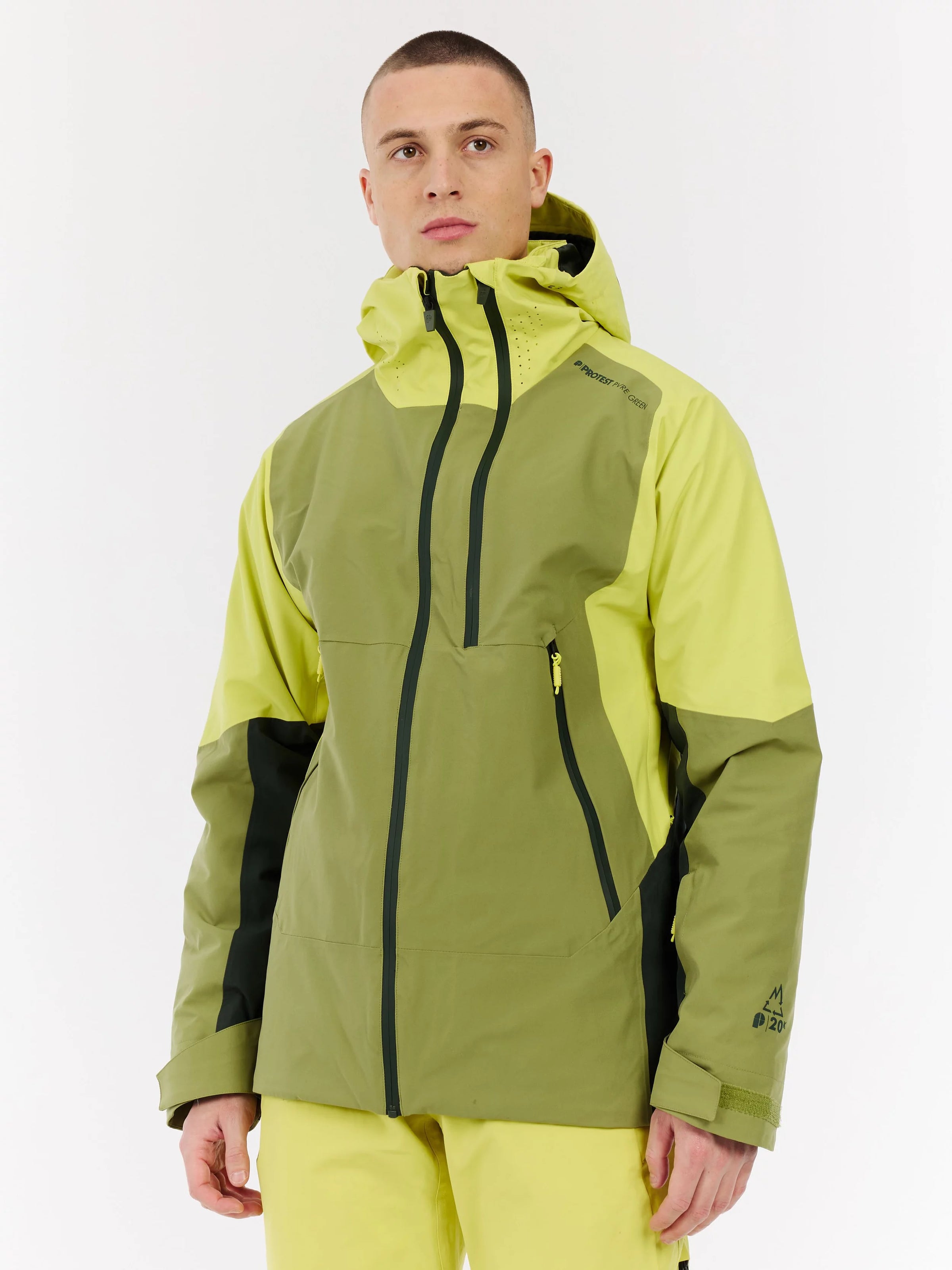 Mann Throw Jacke Herbal Green