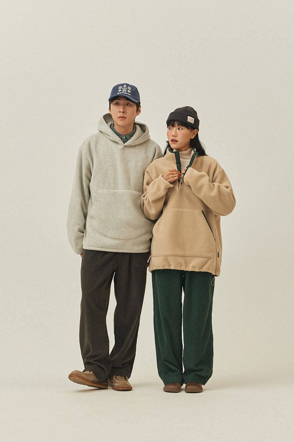 Maglia Sunrise Fleece Hoodie White Melange
