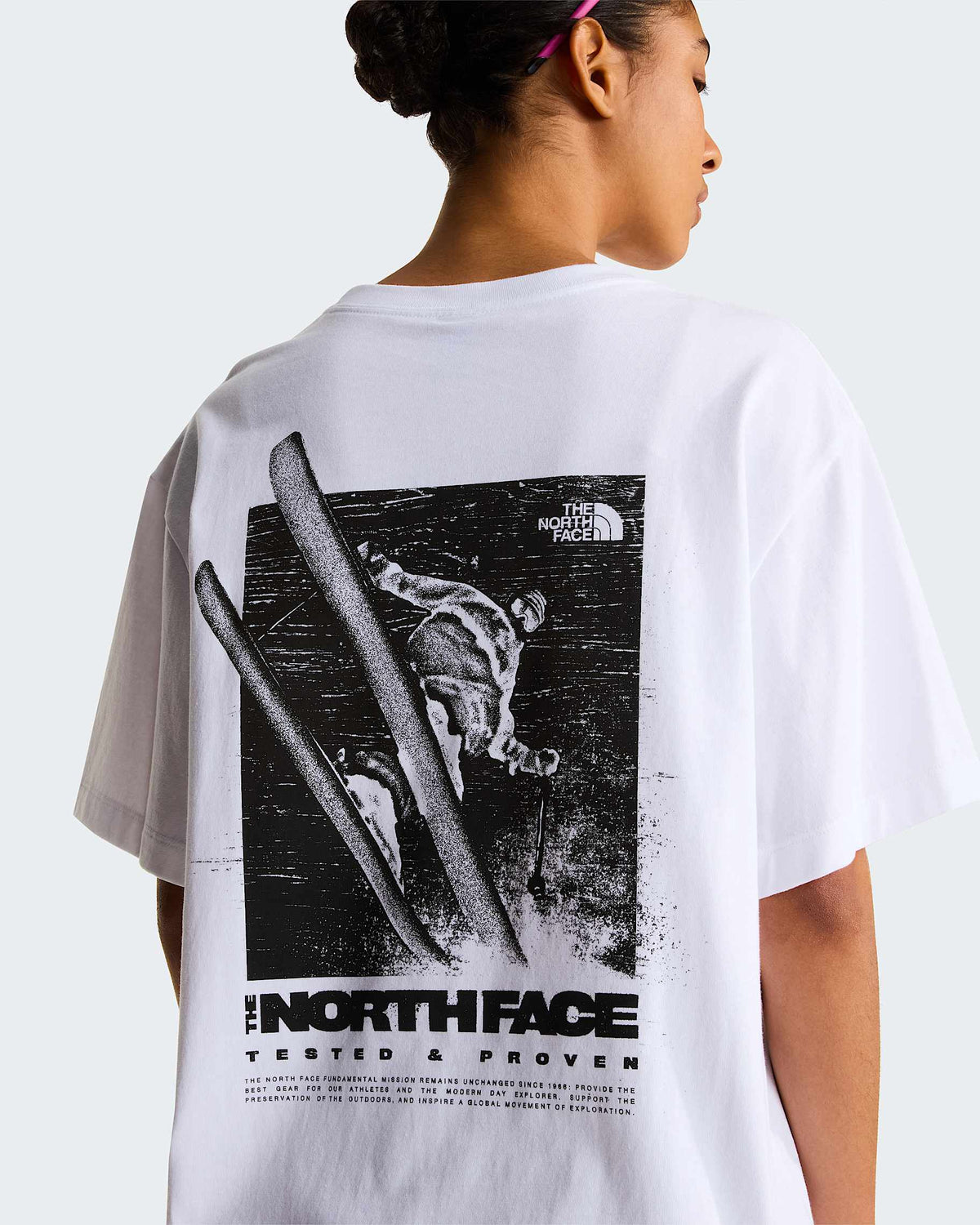 T-shirt Tasted And Proven Relaxed White