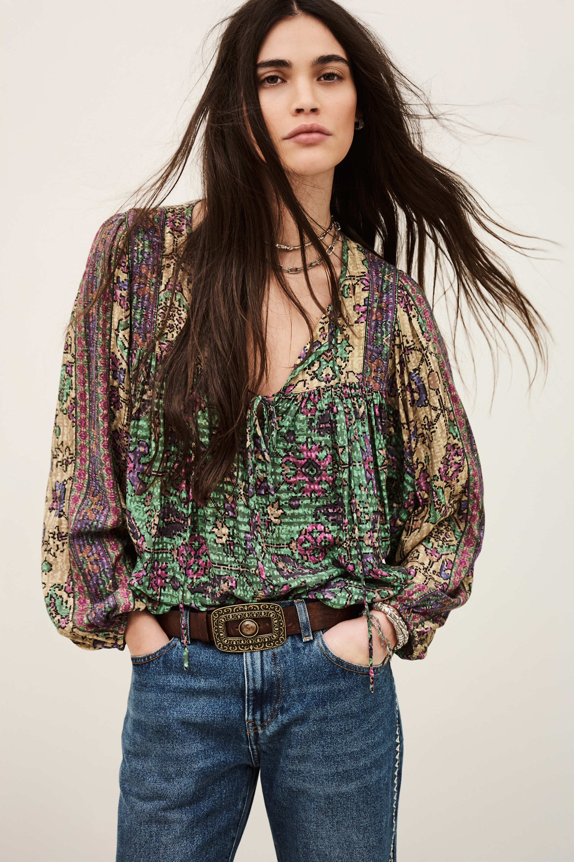 Women's Pamila Blouse Vert