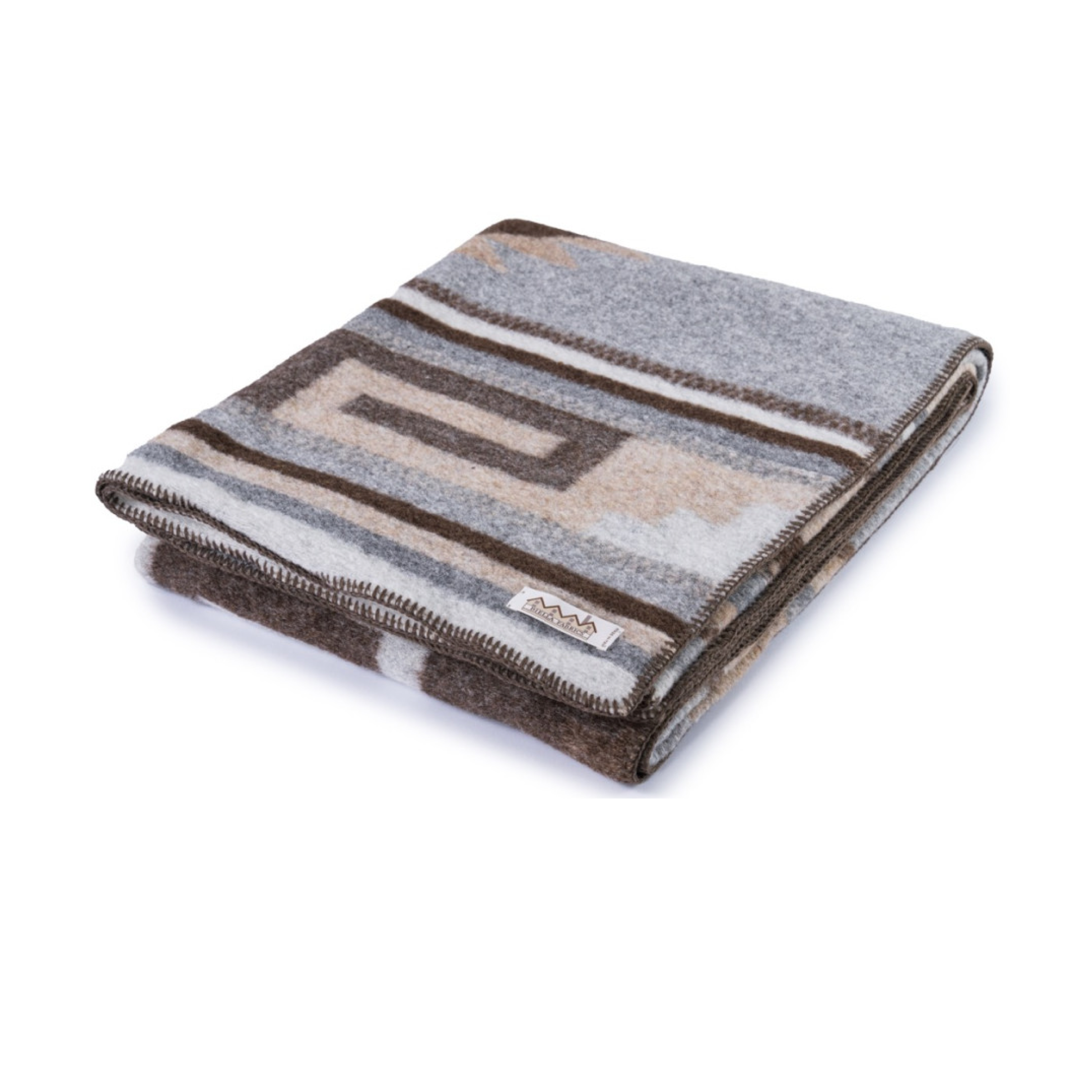 Coperta Joshuaw Rombi Grigio/Beige