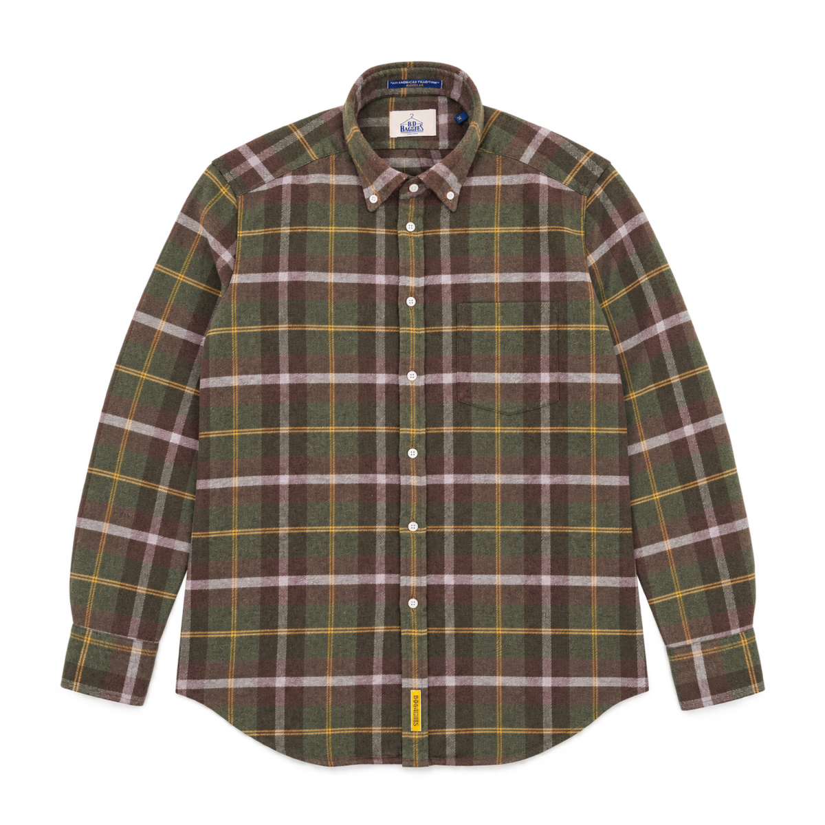 Mann Bradford Flannel Hemd Military