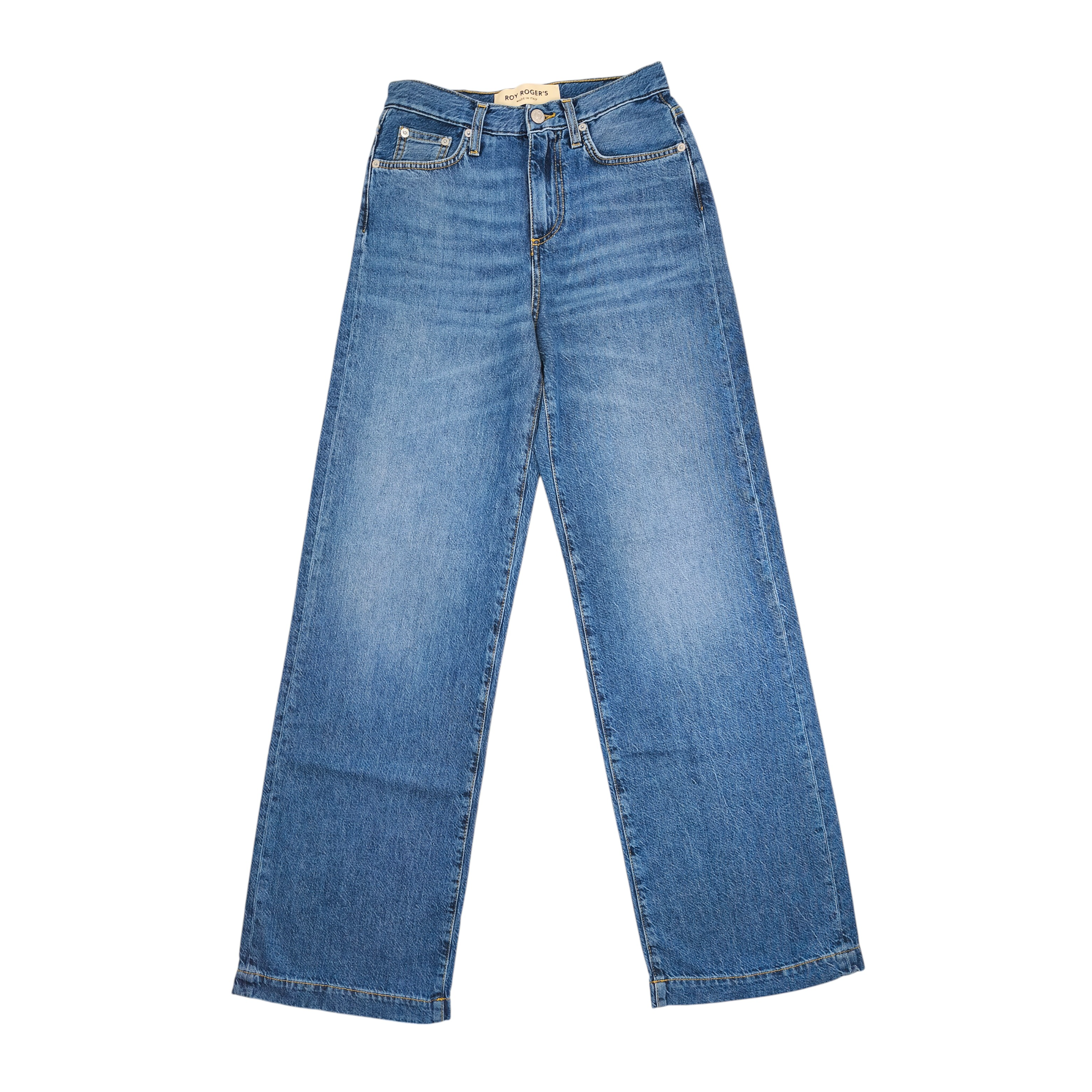 Pantaloni Marta Cotton Linen Donna Denim Kir Royal