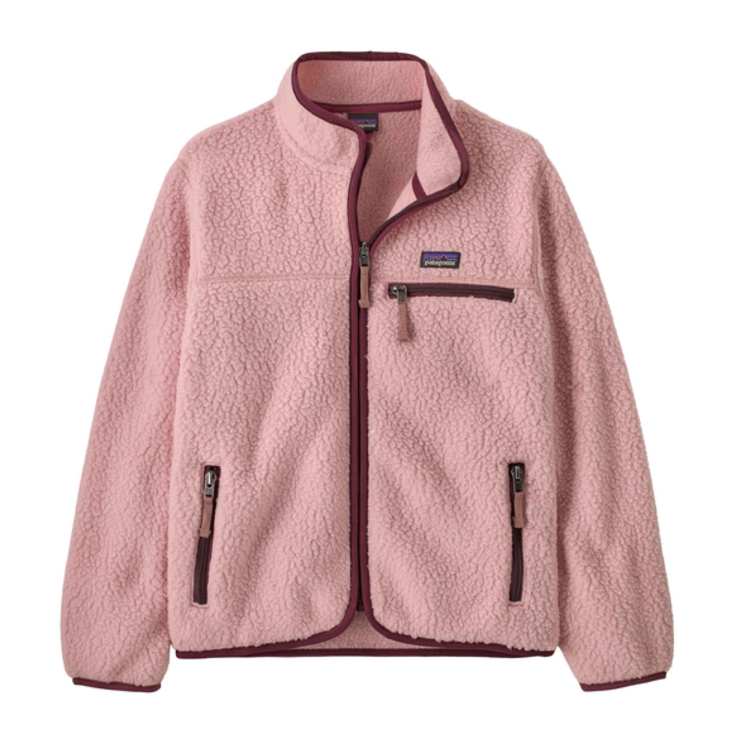Girl Retro Pile Jumper Fuzzy Mauve