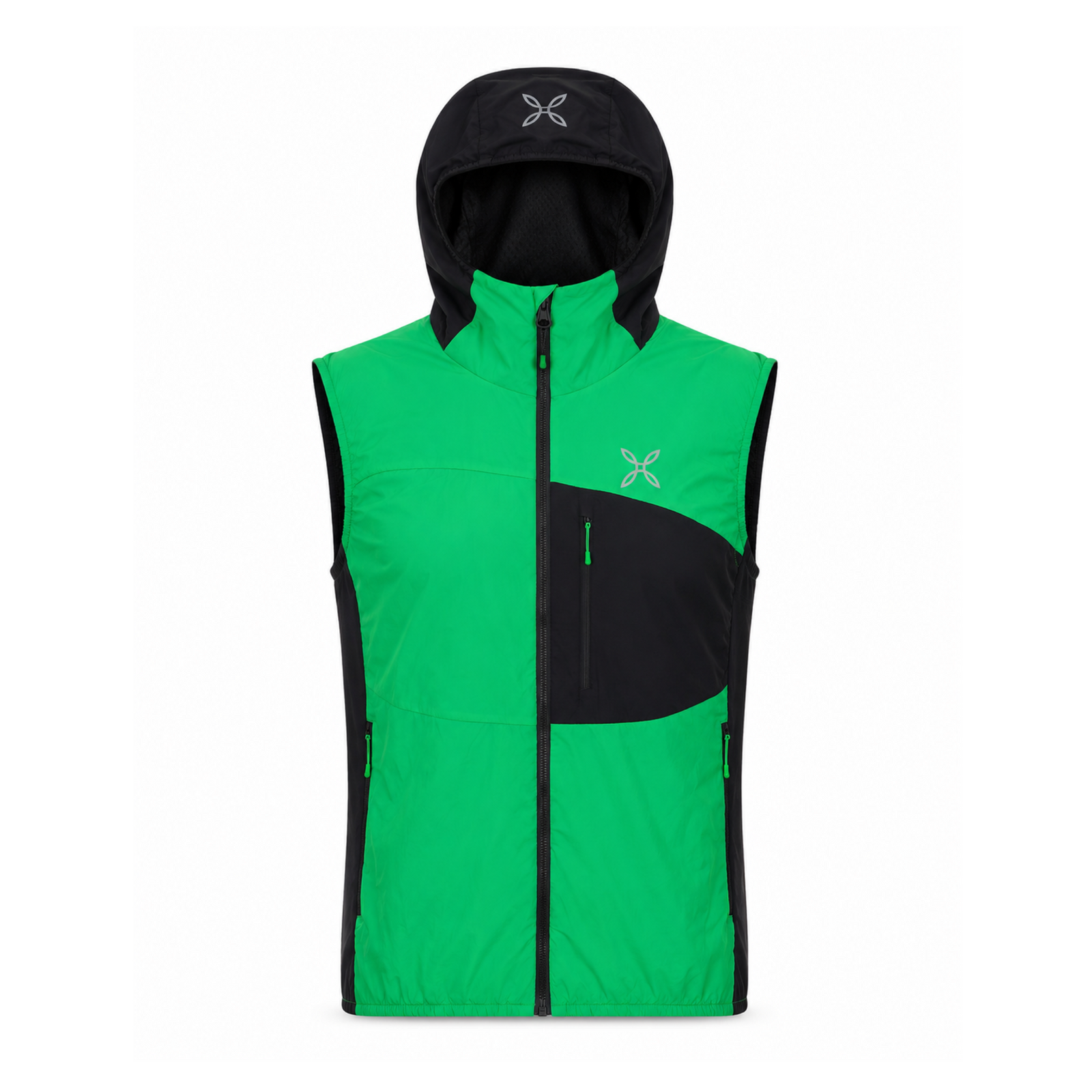 Gilet Traccia Octa Hooded Uomo Vibe Green