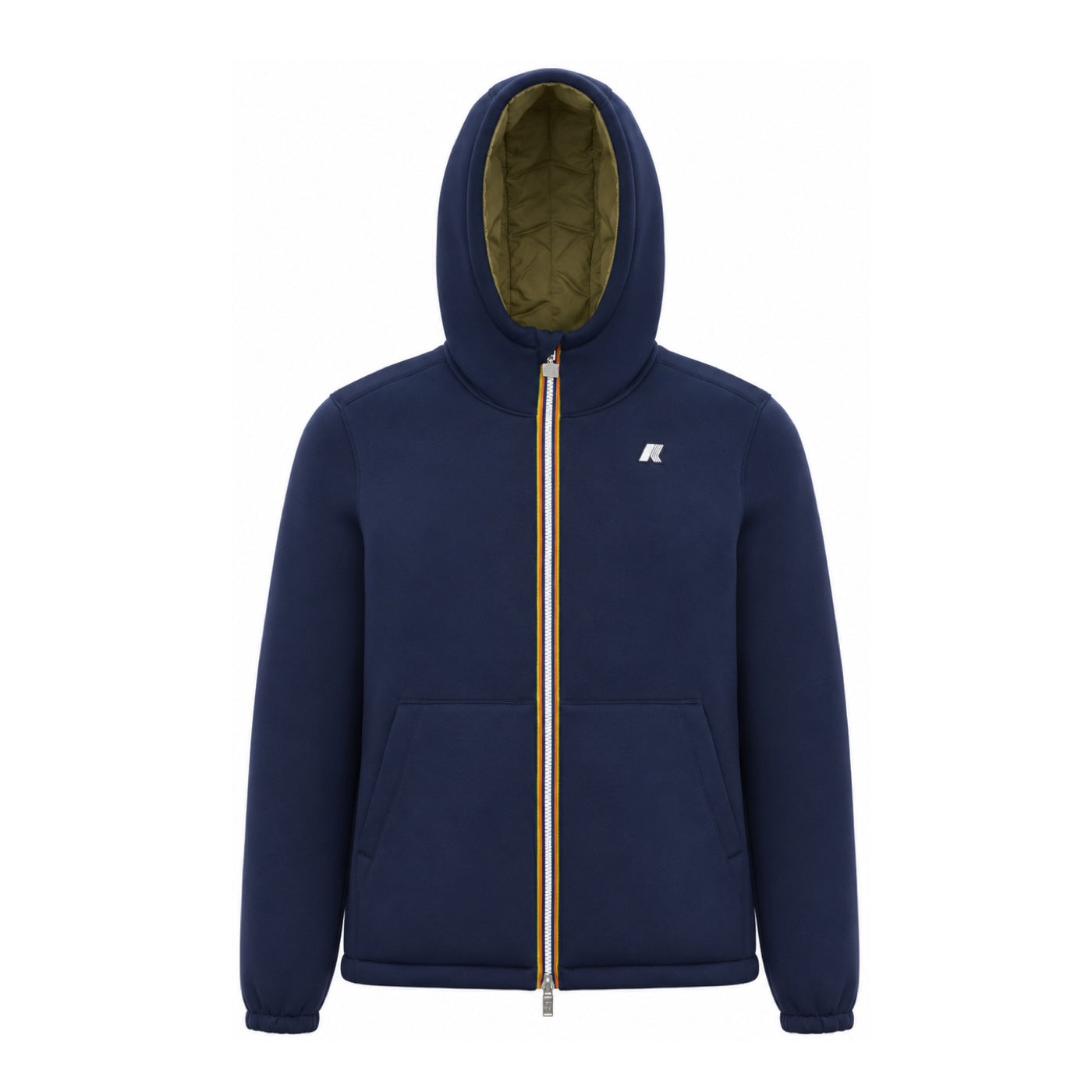 Giacca Jack Spacer Nylon Double Uomo Blue Depth/Green Army
