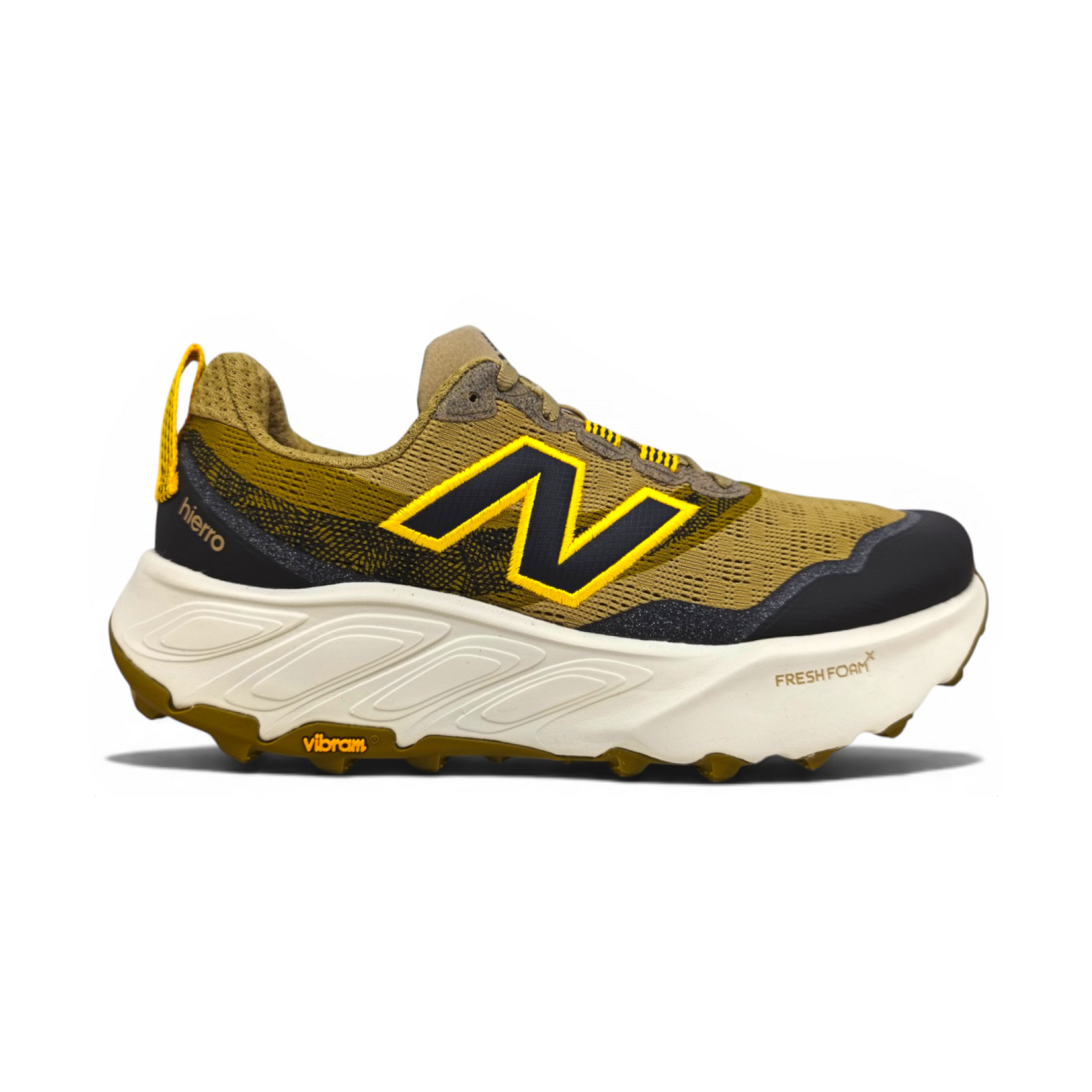 Mann Fresh Foam X Hierro v9 Schuhe Quicksand/Yellow