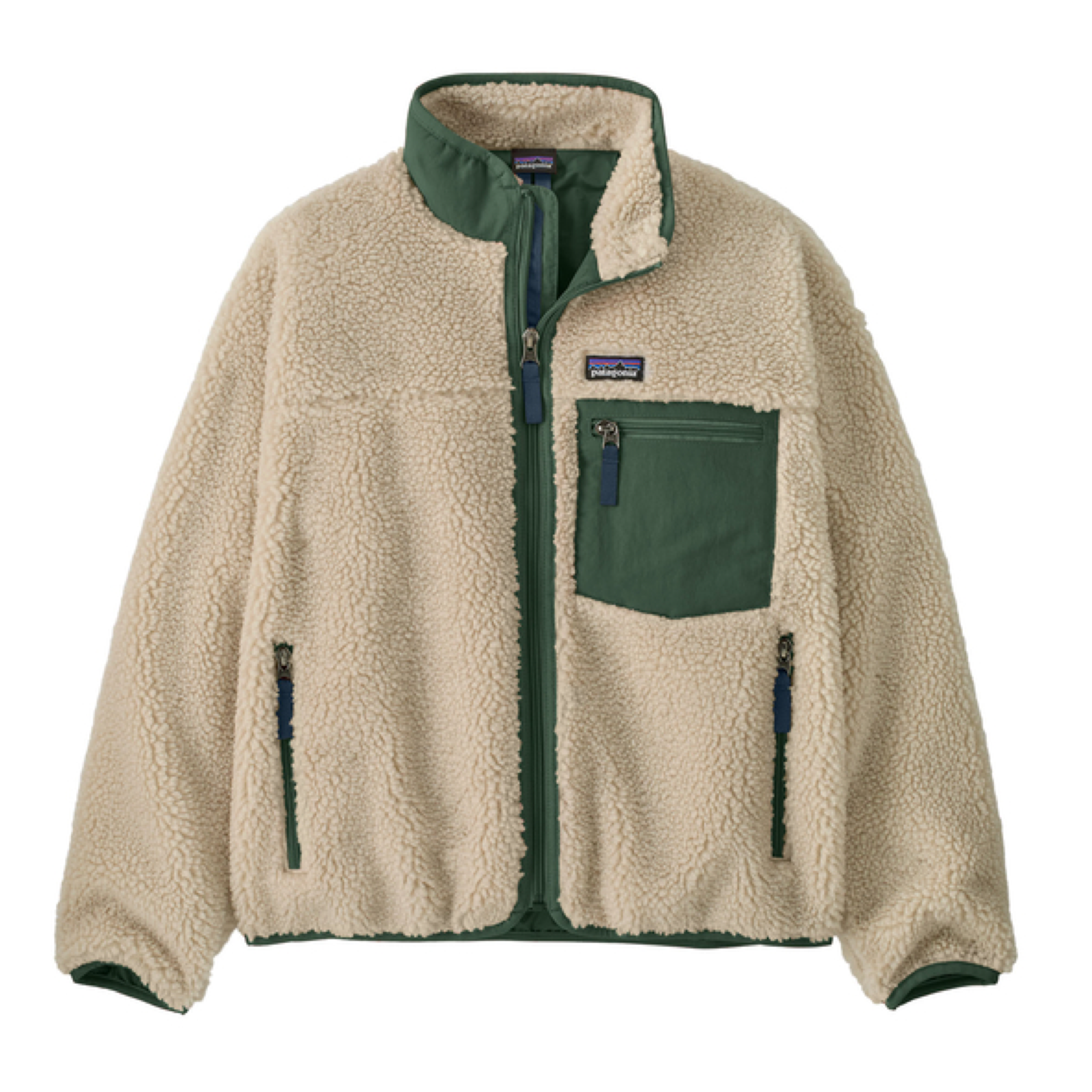 Chaqueta Retro-X Junior Dark Natural/Canopy Green