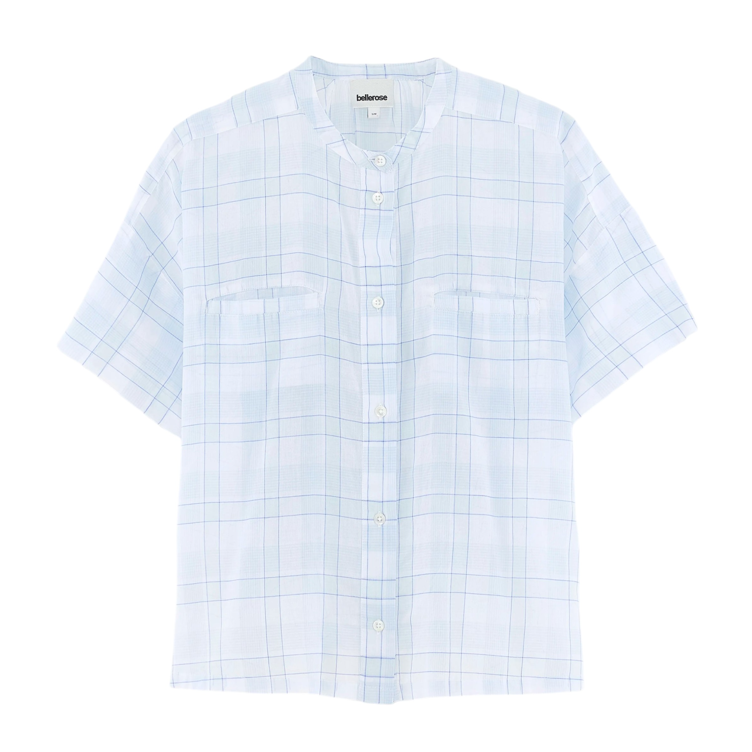 Camicia Cloe Donna Agua Verde/White