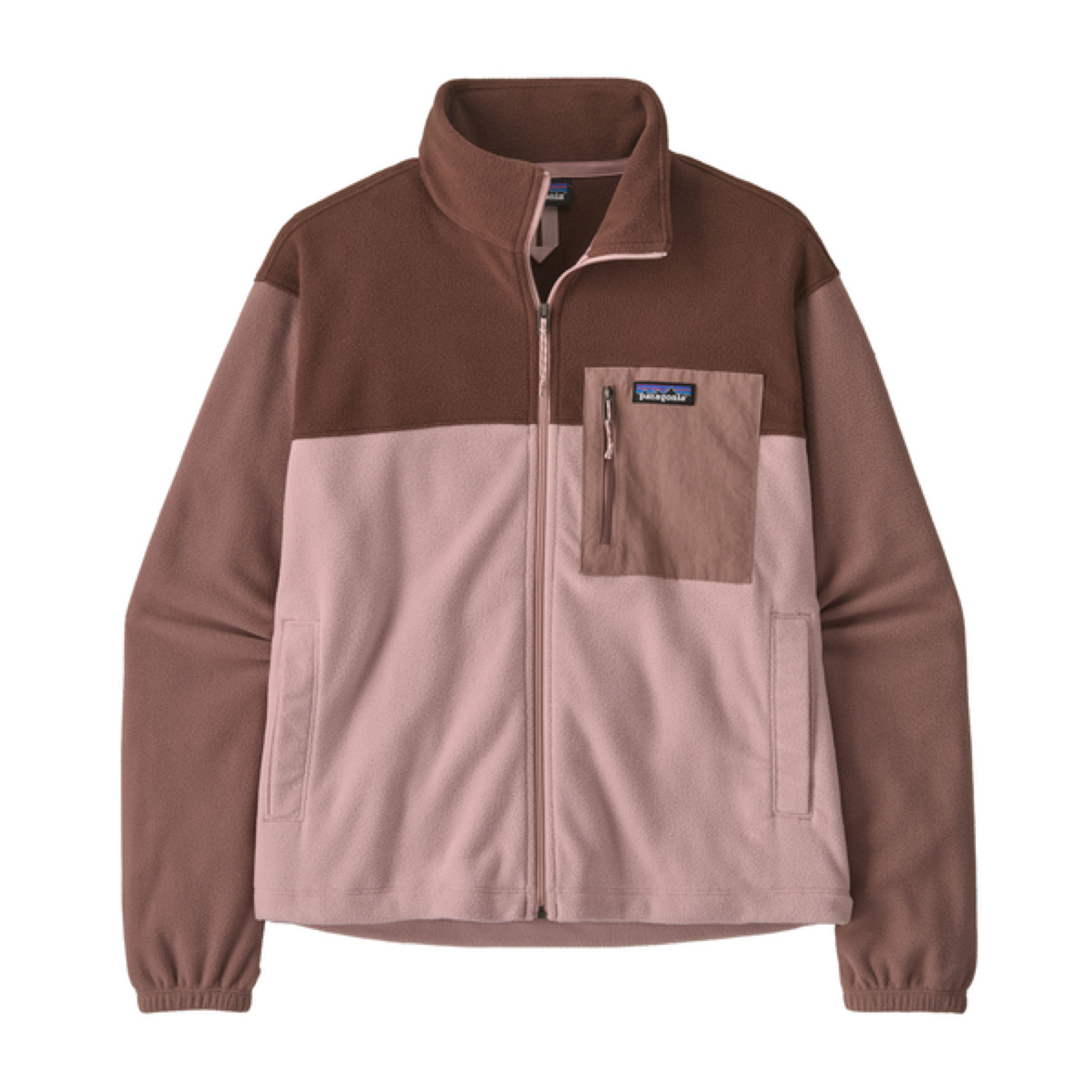 Pull Micro Patch Pocket Femme Fuzzy Mauve