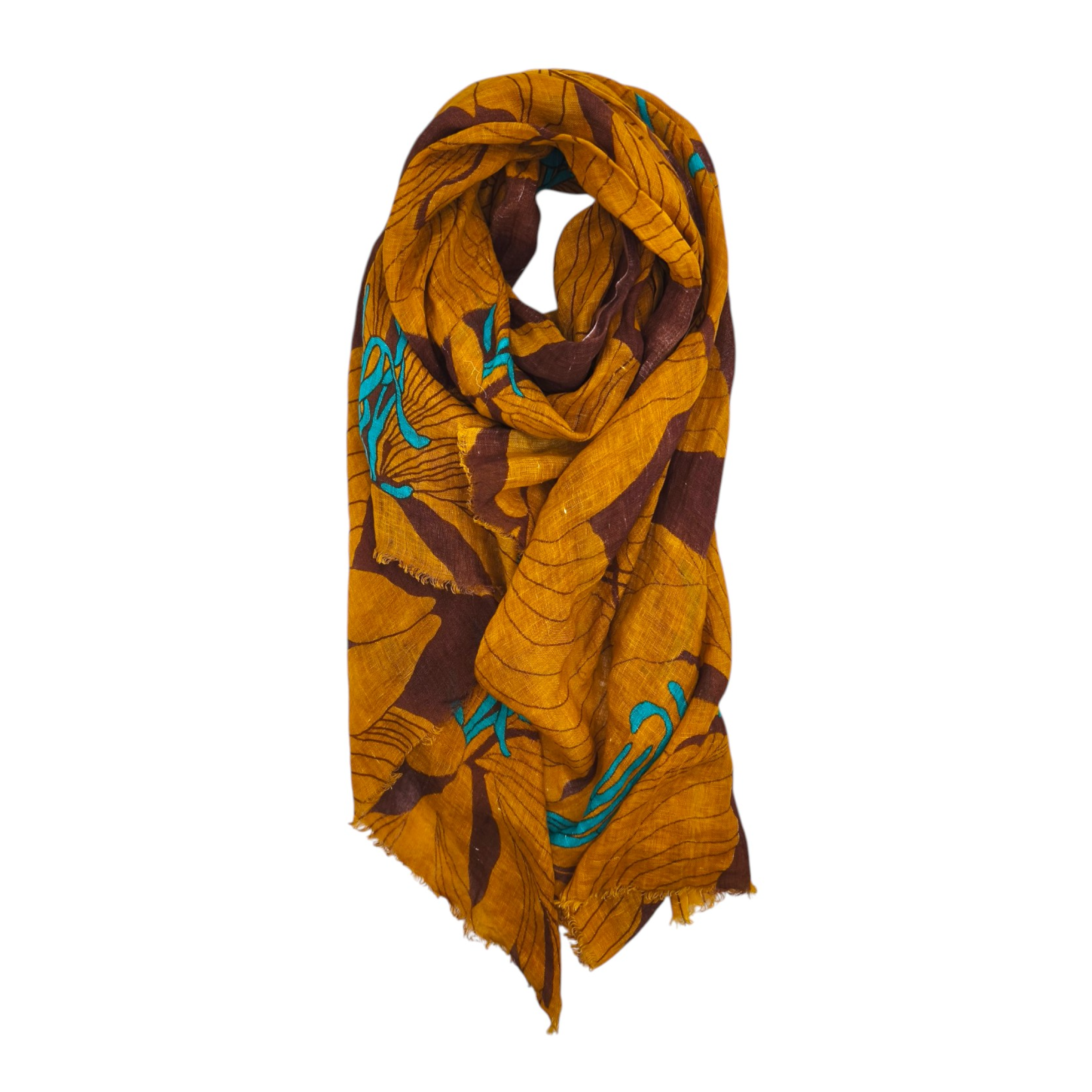 Frau Bud Schal Mustard