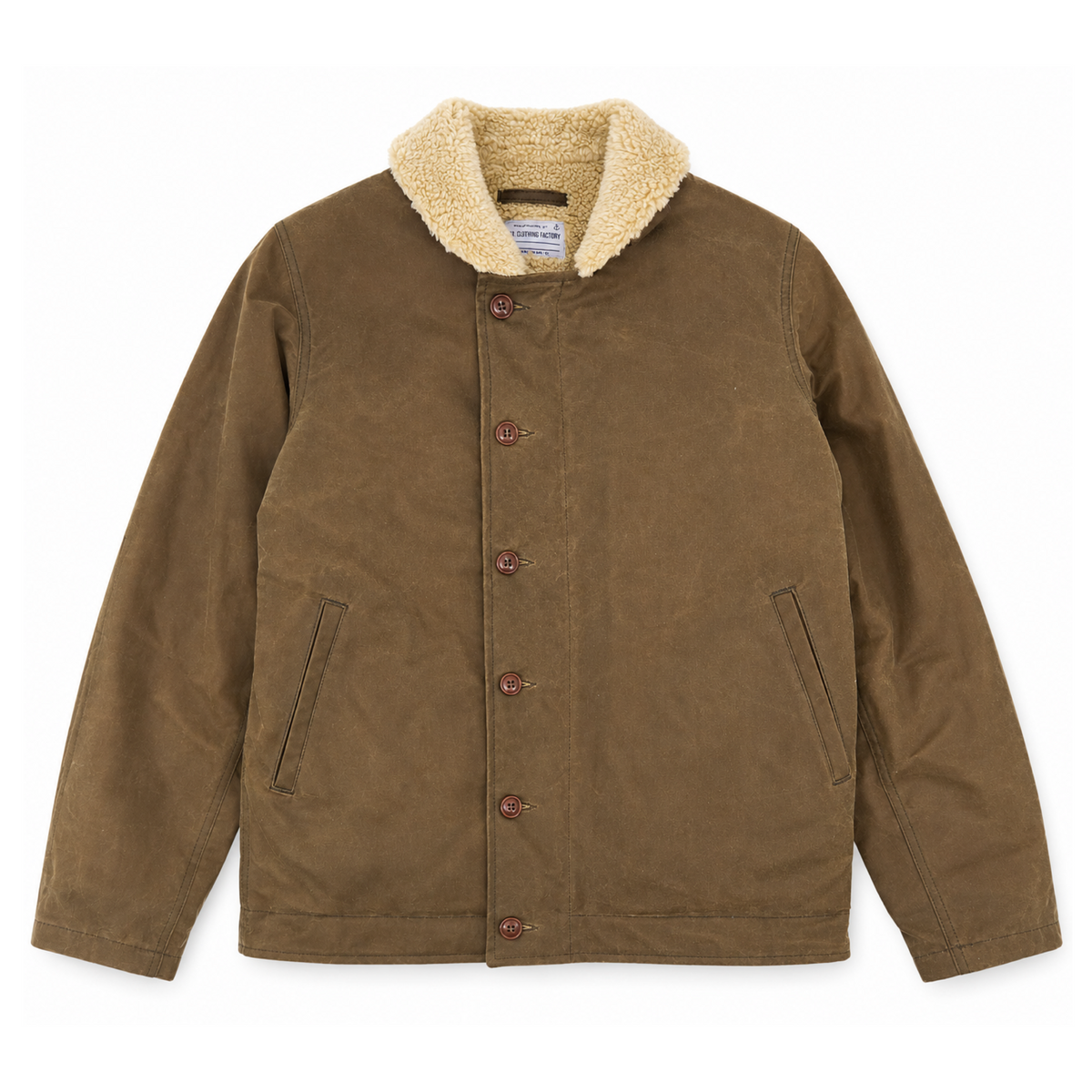 Mann Wilson Deck Waxed Jacke Sand