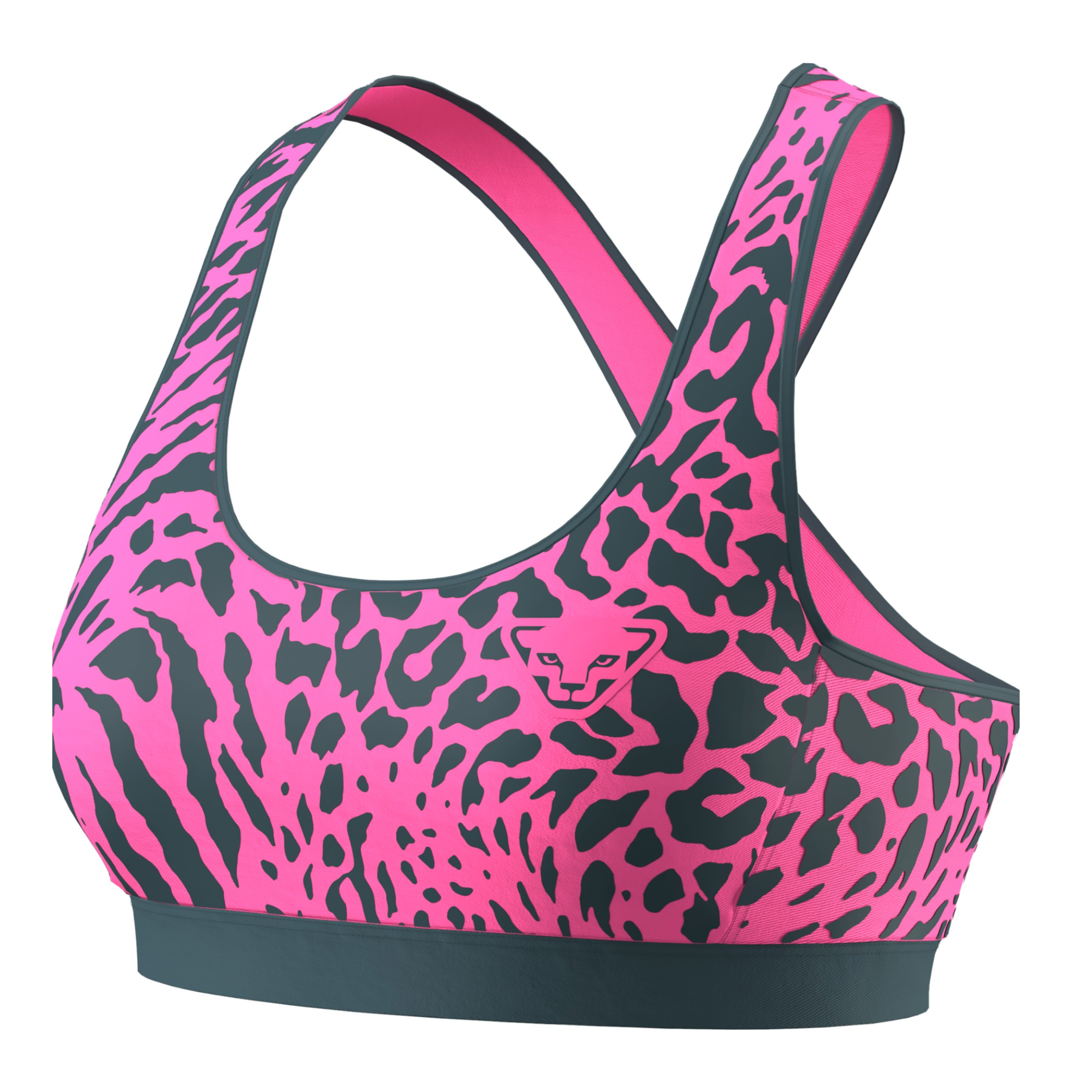 Women's Alpine Graphic Bra Top Pink Glo