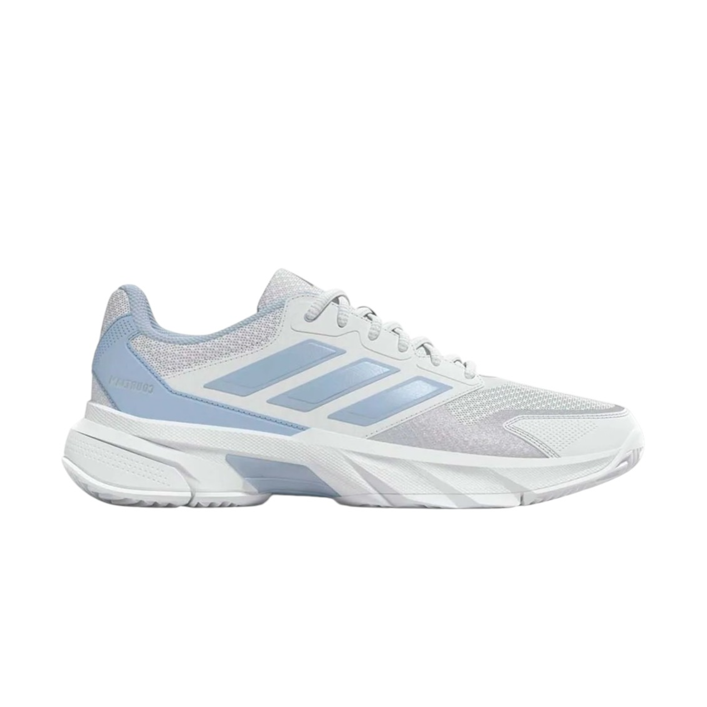 Scarpe CourtJam Control 3 Donna Footwear White/Crystal Sky/Silver Metallic