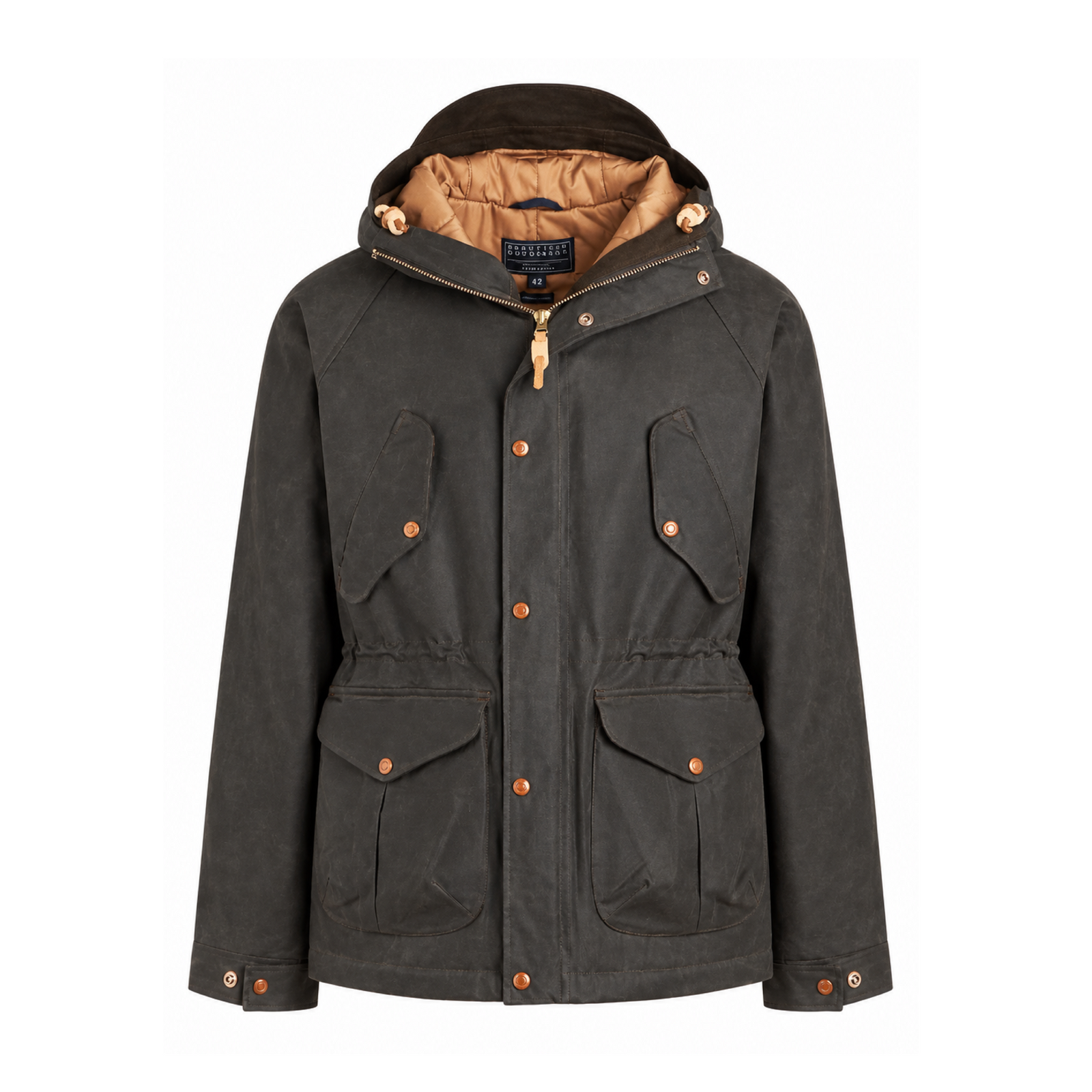 Giacca Fisherman Wax Uomo Chocolate