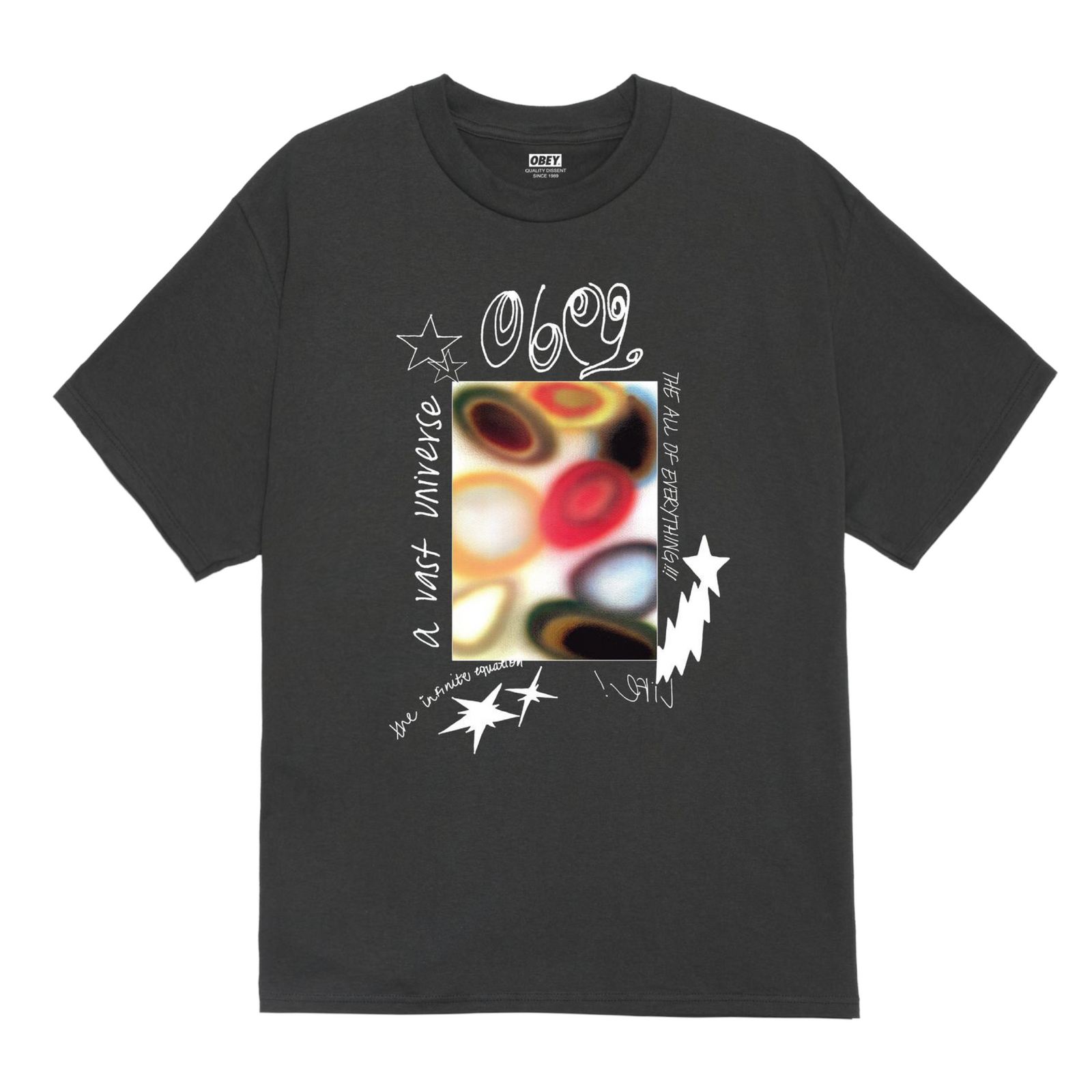 T-shirt Vast Universe Classic Uomo Vintage Black