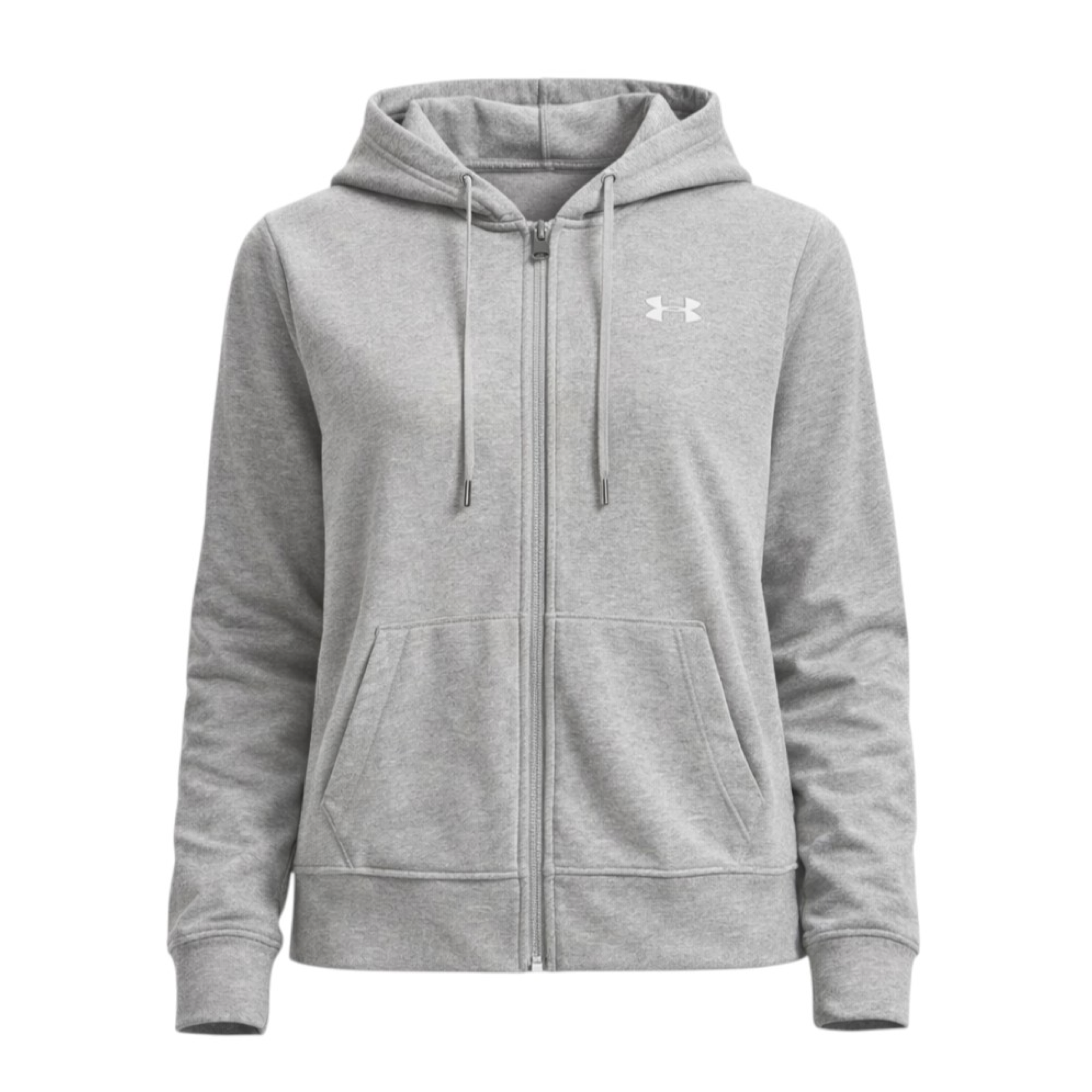 Maglia Sport Terry Full Zip Donna Mod Gray Light Heather