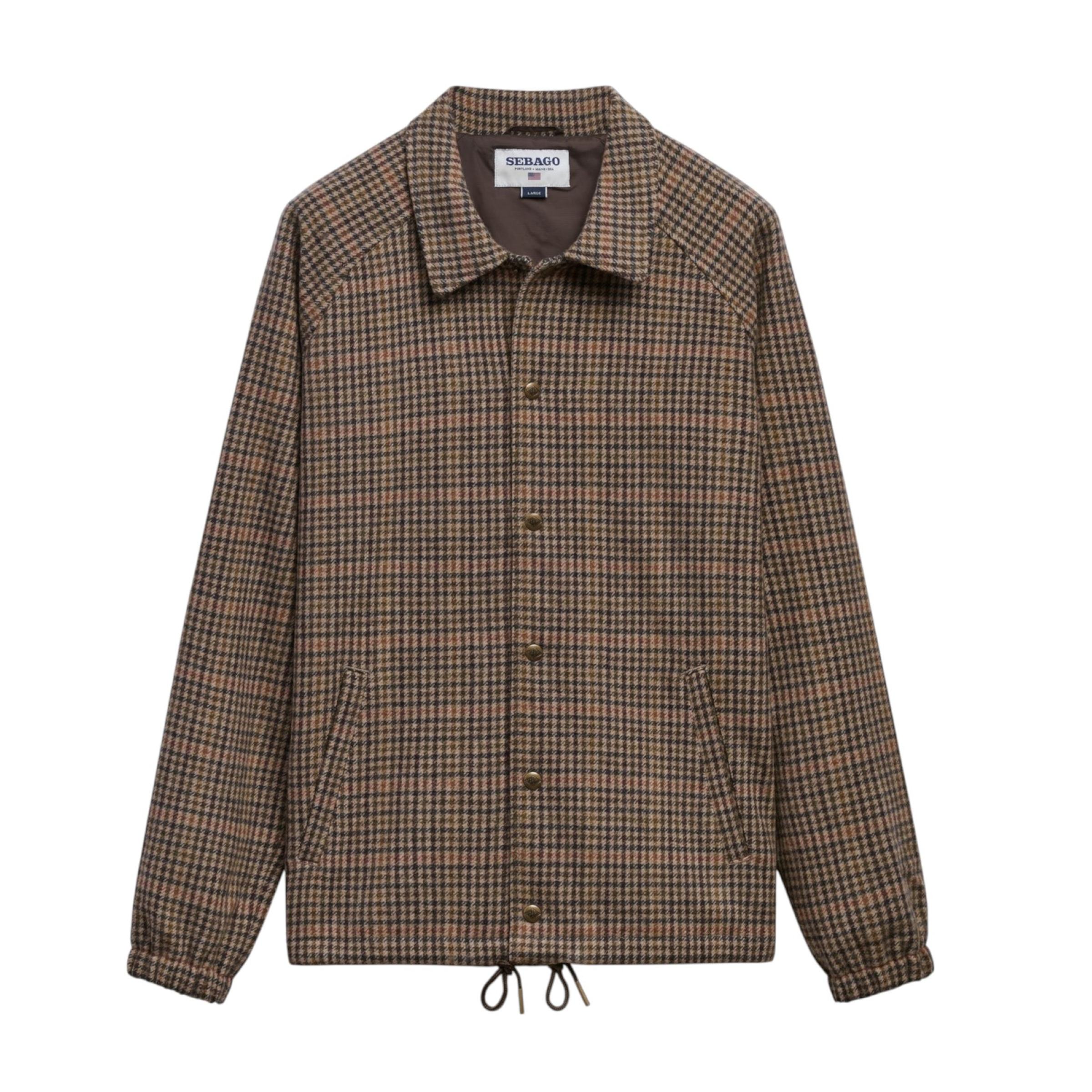 Chaqueta Tender Pied De Poule Beige/Blue/Green/Brown