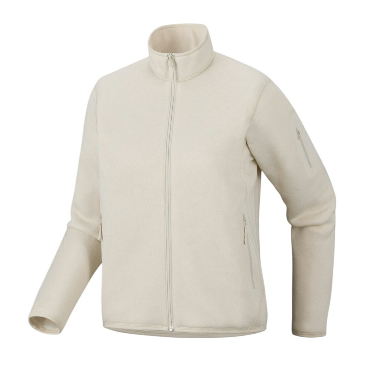 Cardigan Covert Feminino Arc Silk Heather/Salt