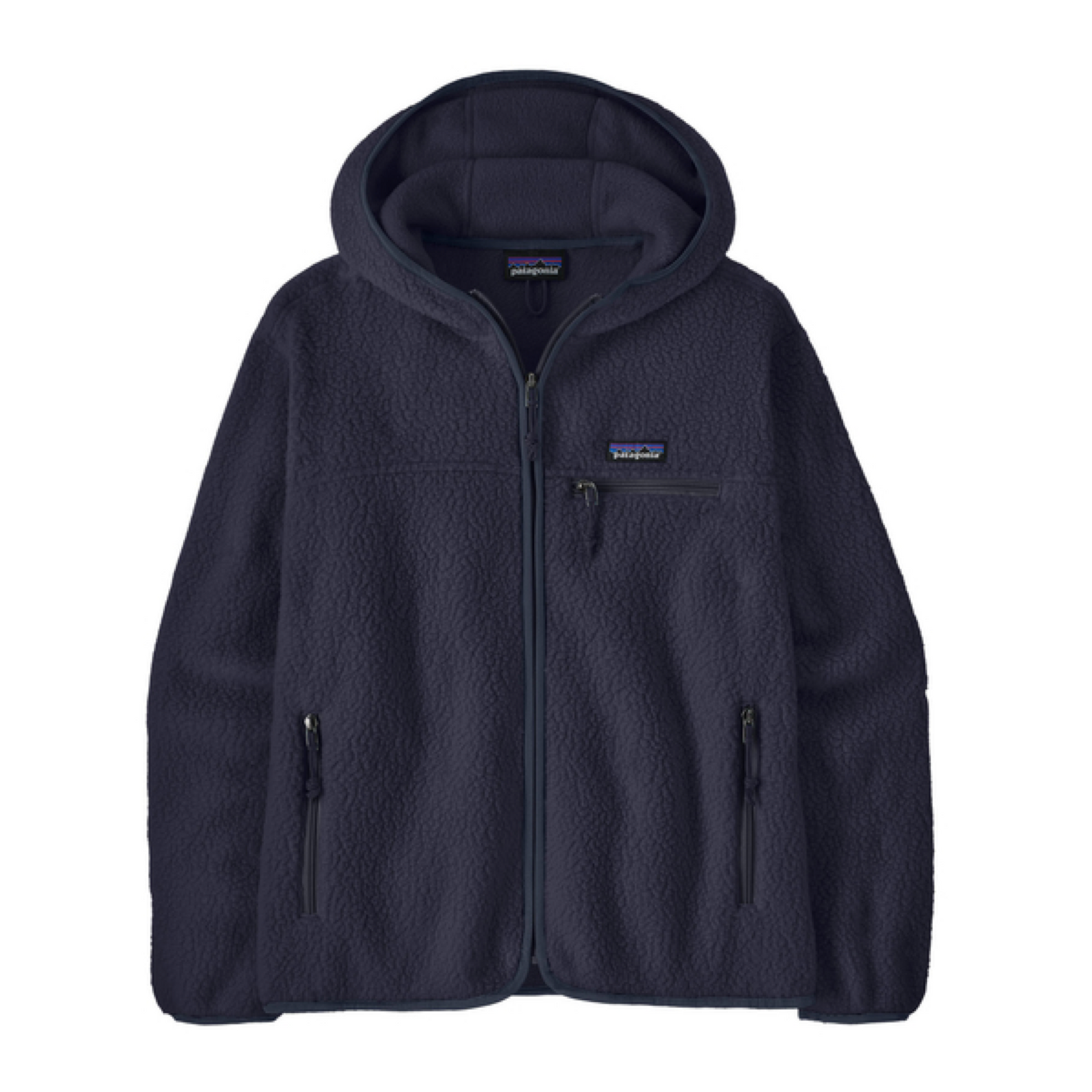 Frau Reto Pile Hoody Pullover Sunken Blue