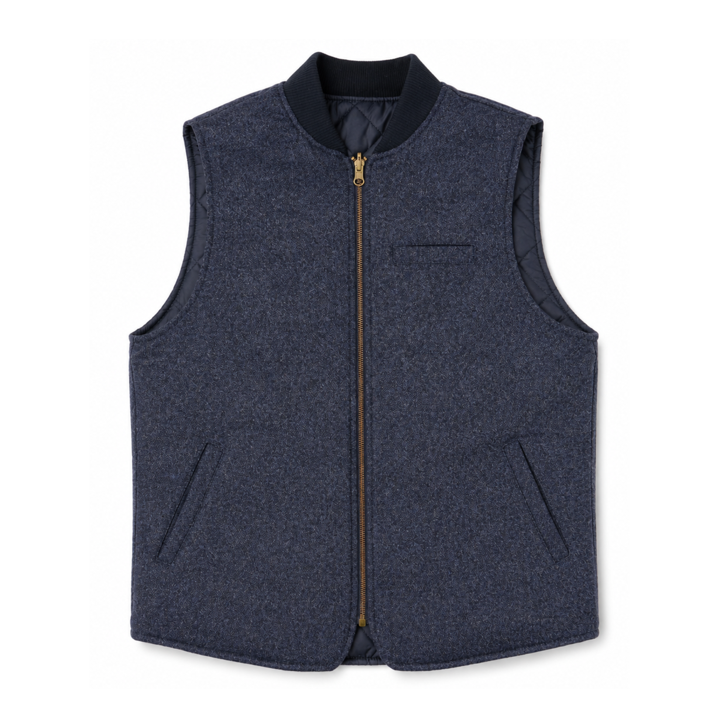 Mann Donegal Reversible Weste Navy