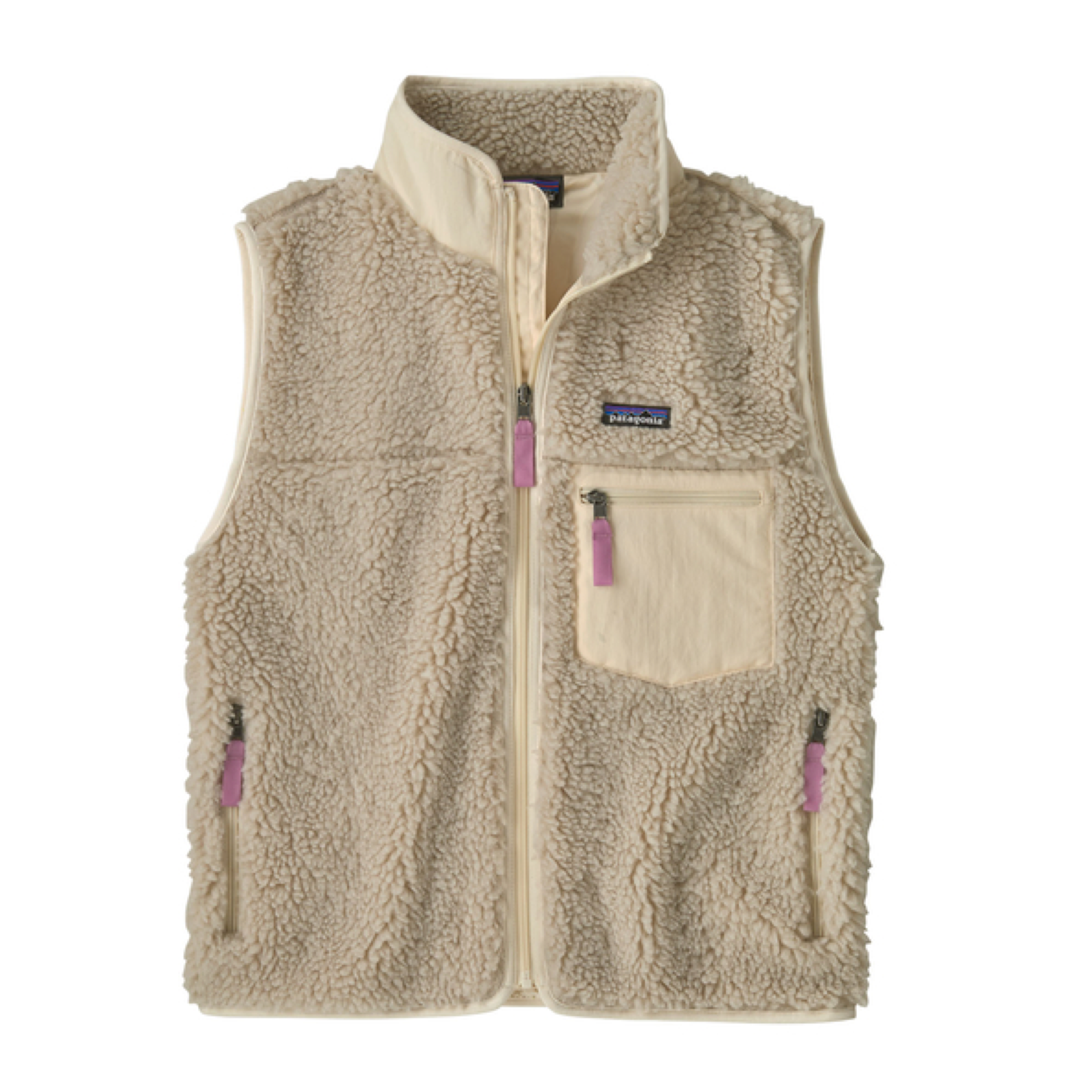Gilet Classic Retro-X Fleece Donna Natural/Light Violet