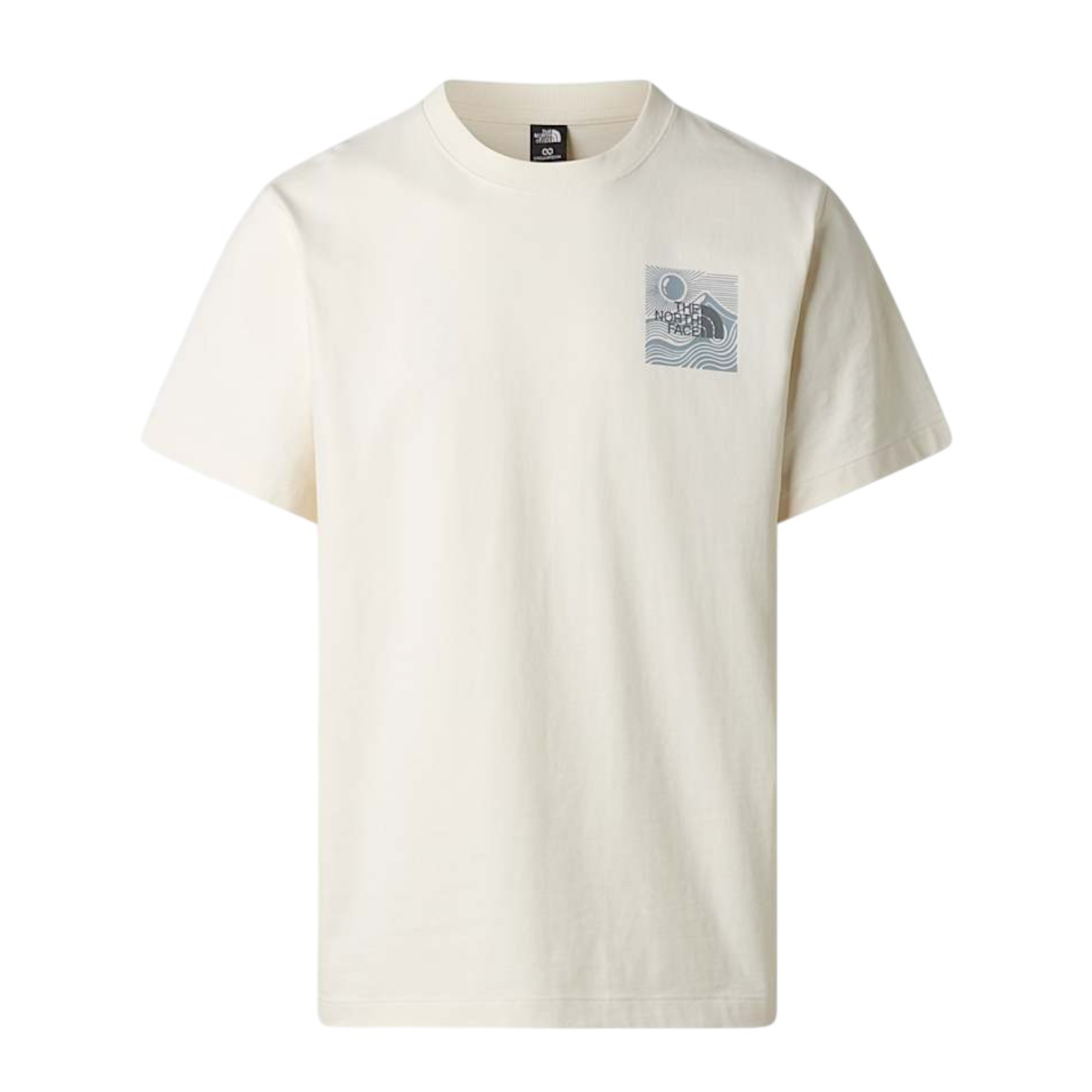 T-shirt Mountain Escape Relaxed White Dune