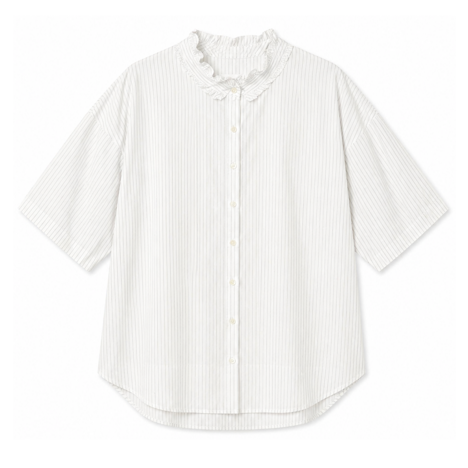 Camisa Nala Mujer White/Blue