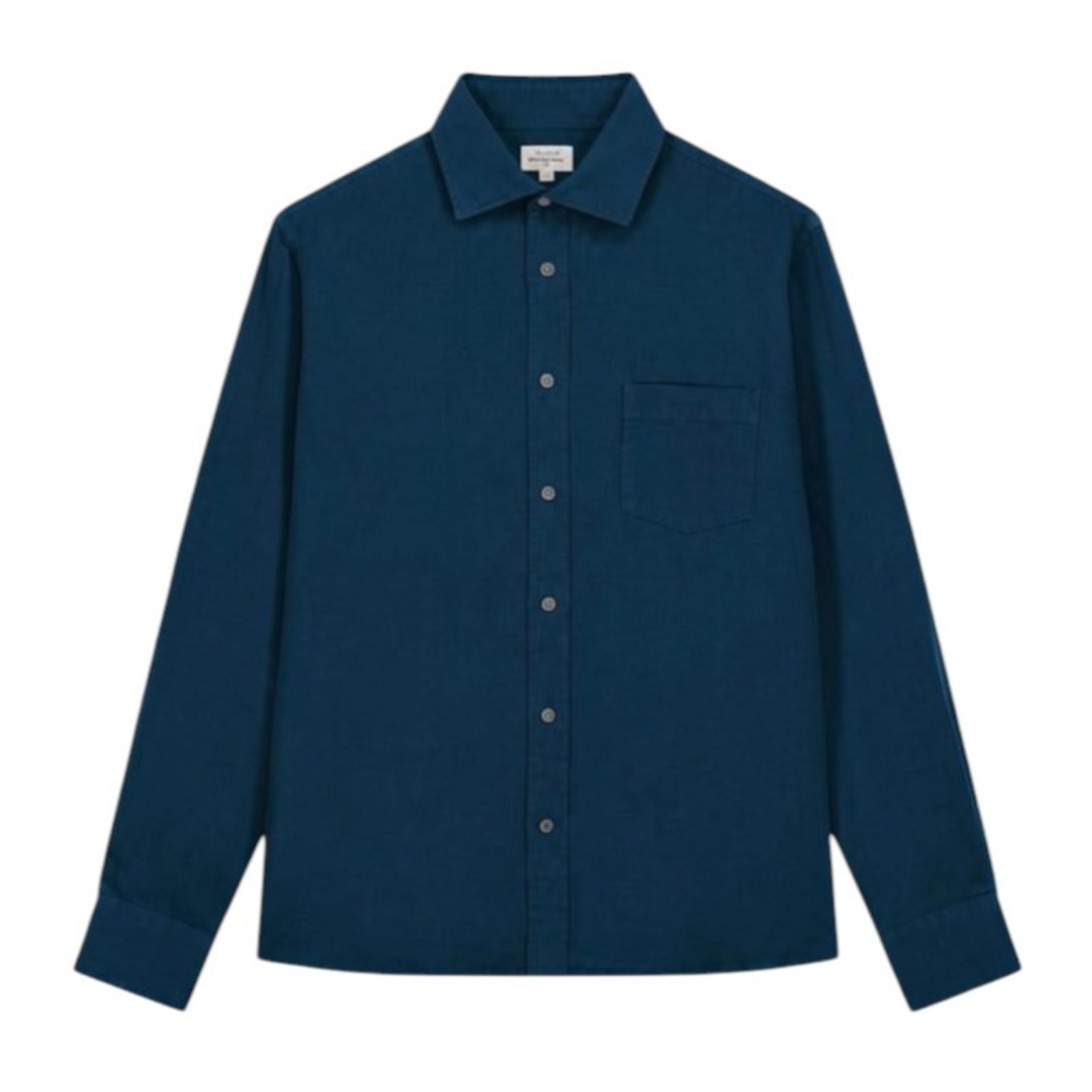 Camicia Paul Linen Uomo Deep Blue