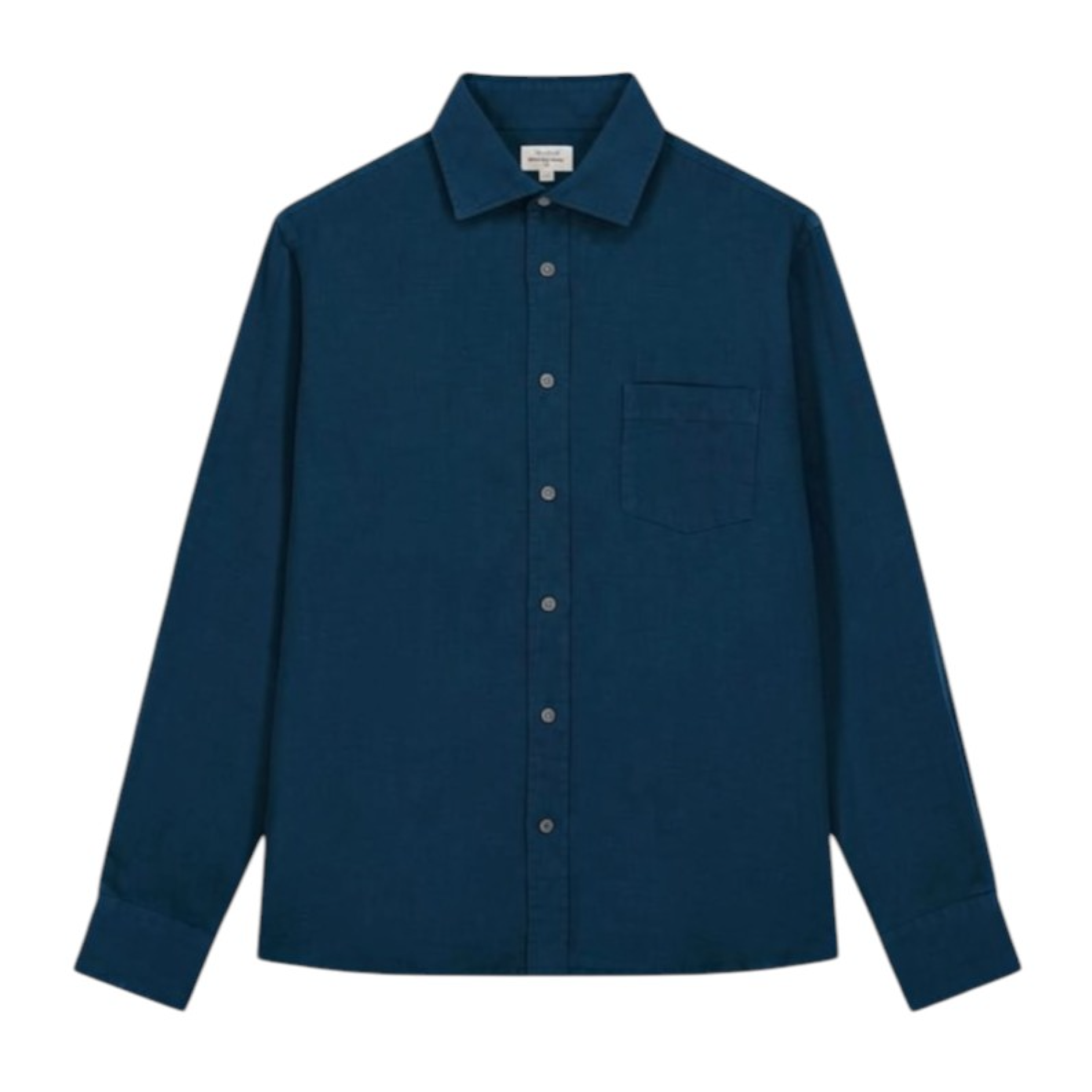 Camisa Paul Linen Hombre Deep Blue