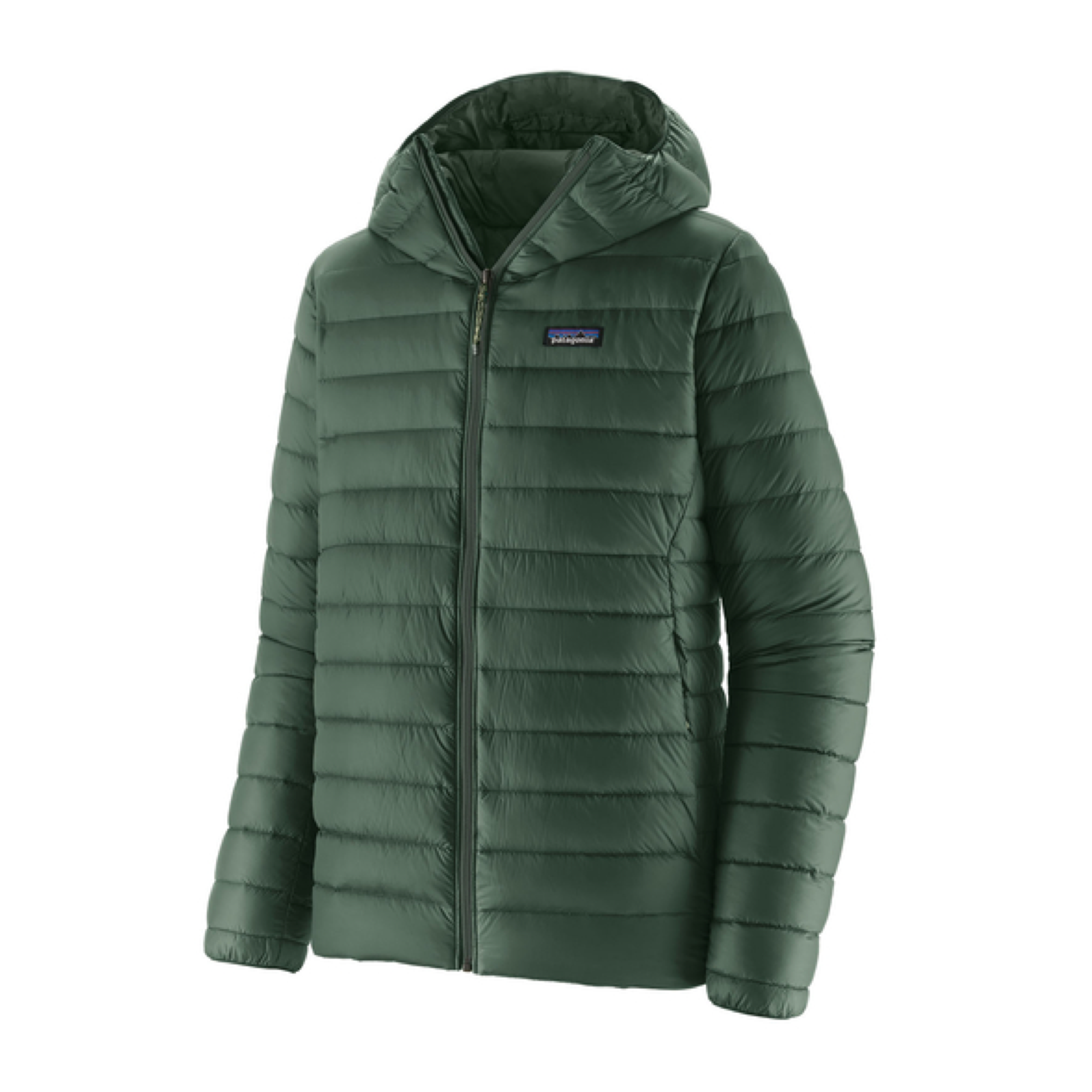 Giacca Down Sweater Hoody Uomo Treeline Green