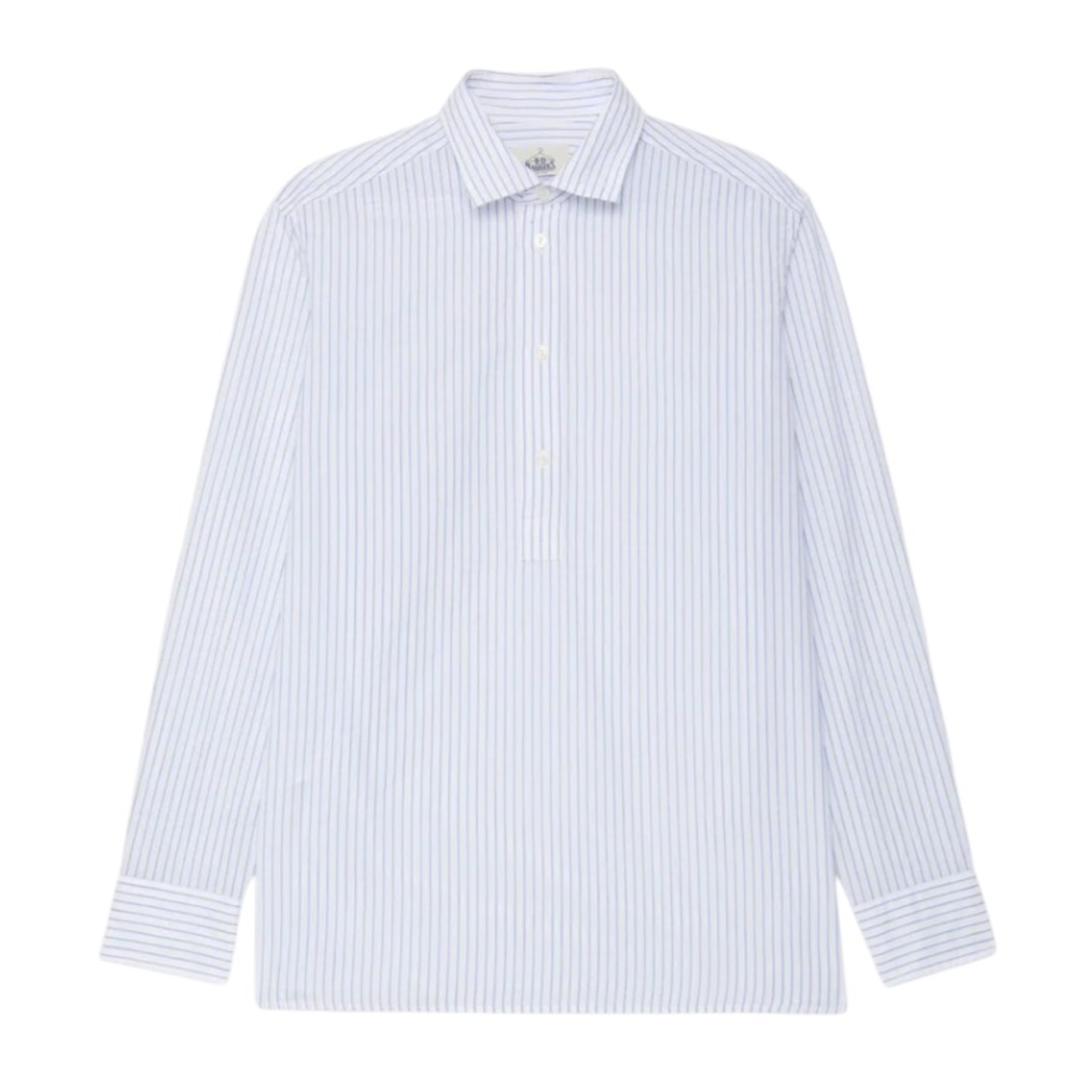 Camicia Polo Uomo White/Navy