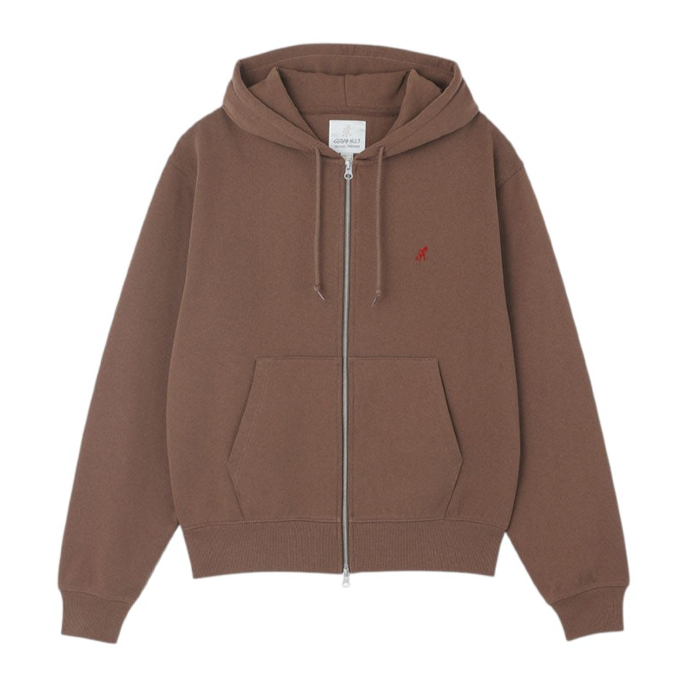 Maglia One Point Zip Uomo Brown