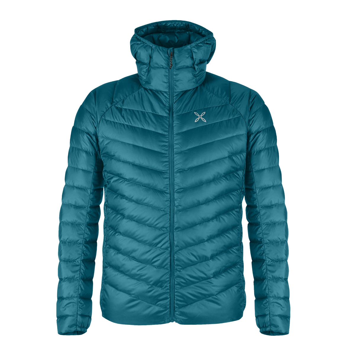 Giacca Breeze Hooded Duvet Uomo Steel Blue