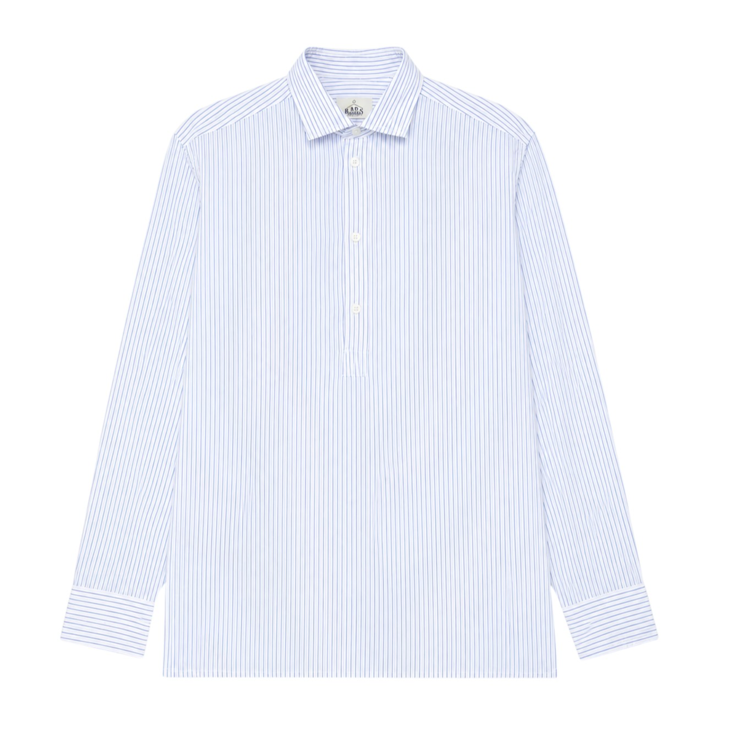 Camicia Polo Uomo Light Blue/White