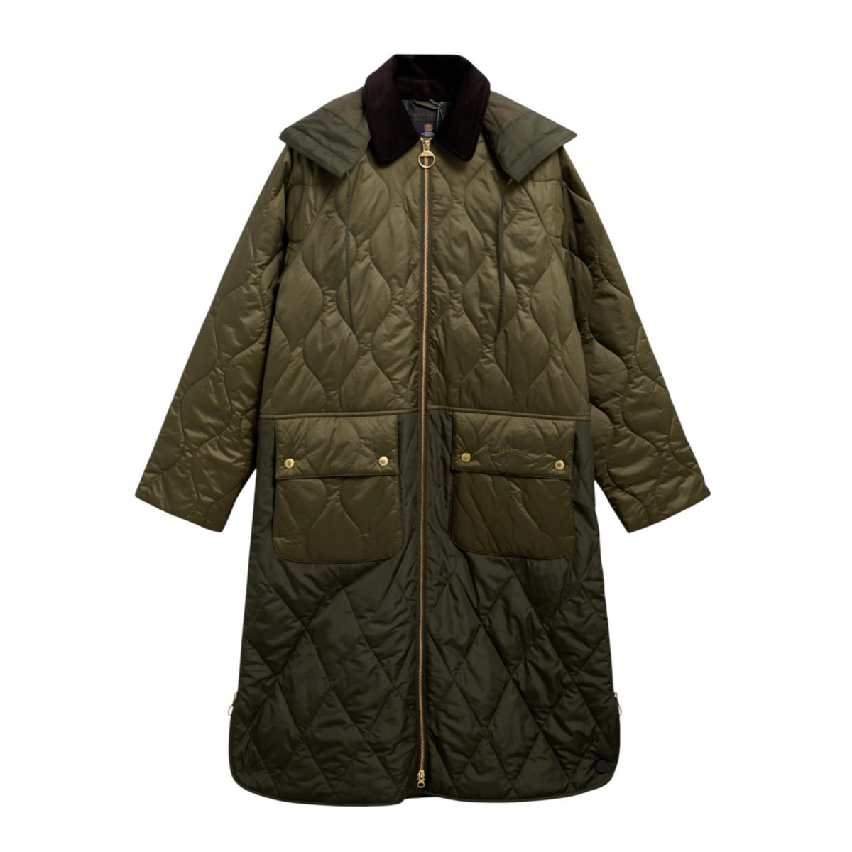 Giacca Osbourne Quielt Donna Olive/Fern