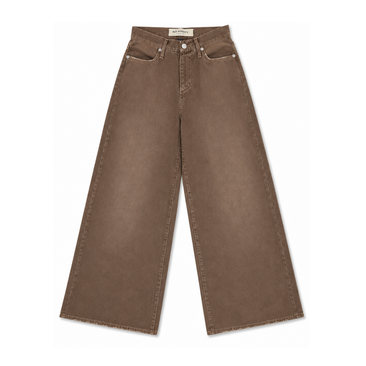 Γυναικεία Kaori ευρεία παντελόνια Vintage Dyed Brown