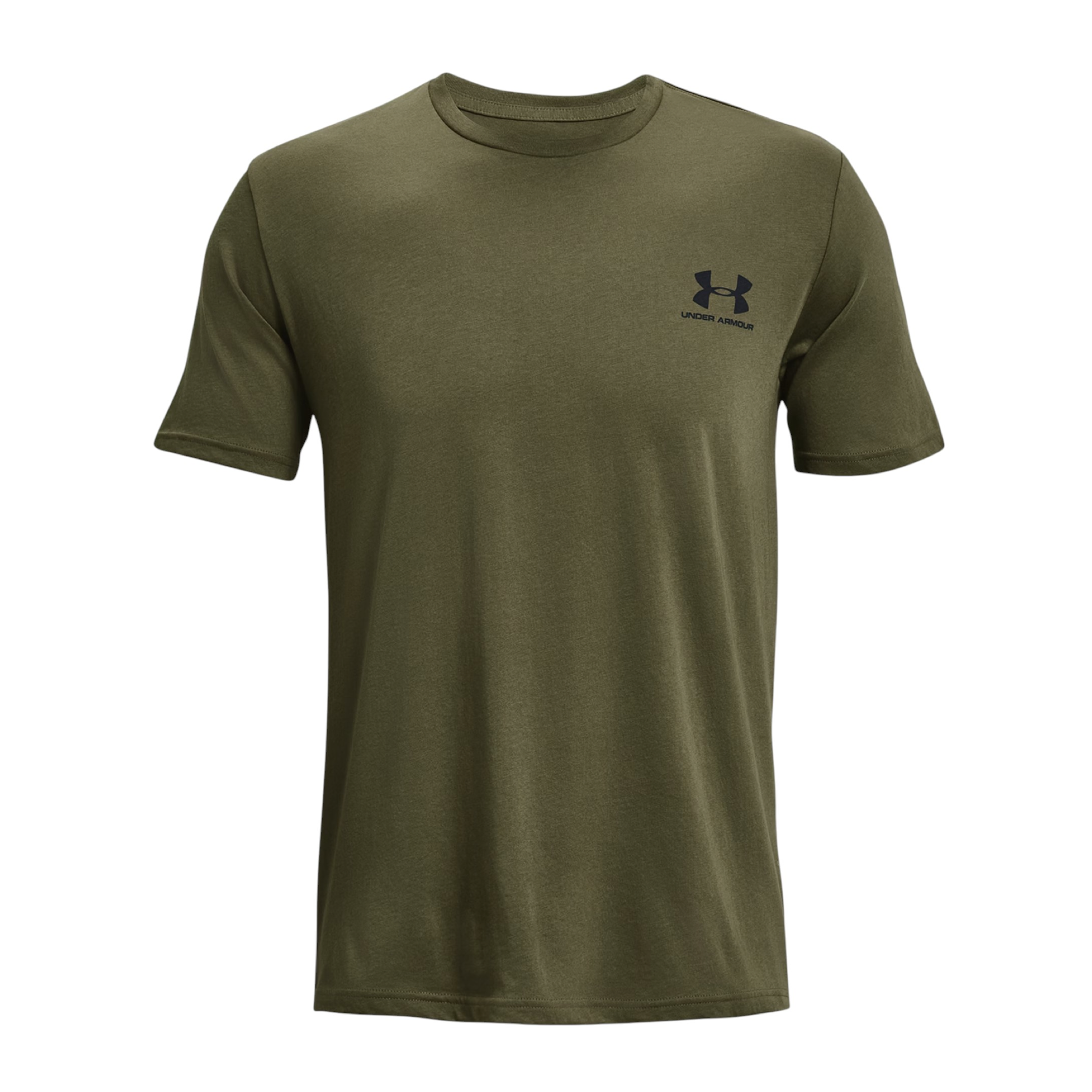 T-shirt Left Chest Logo Uomo Marine Green