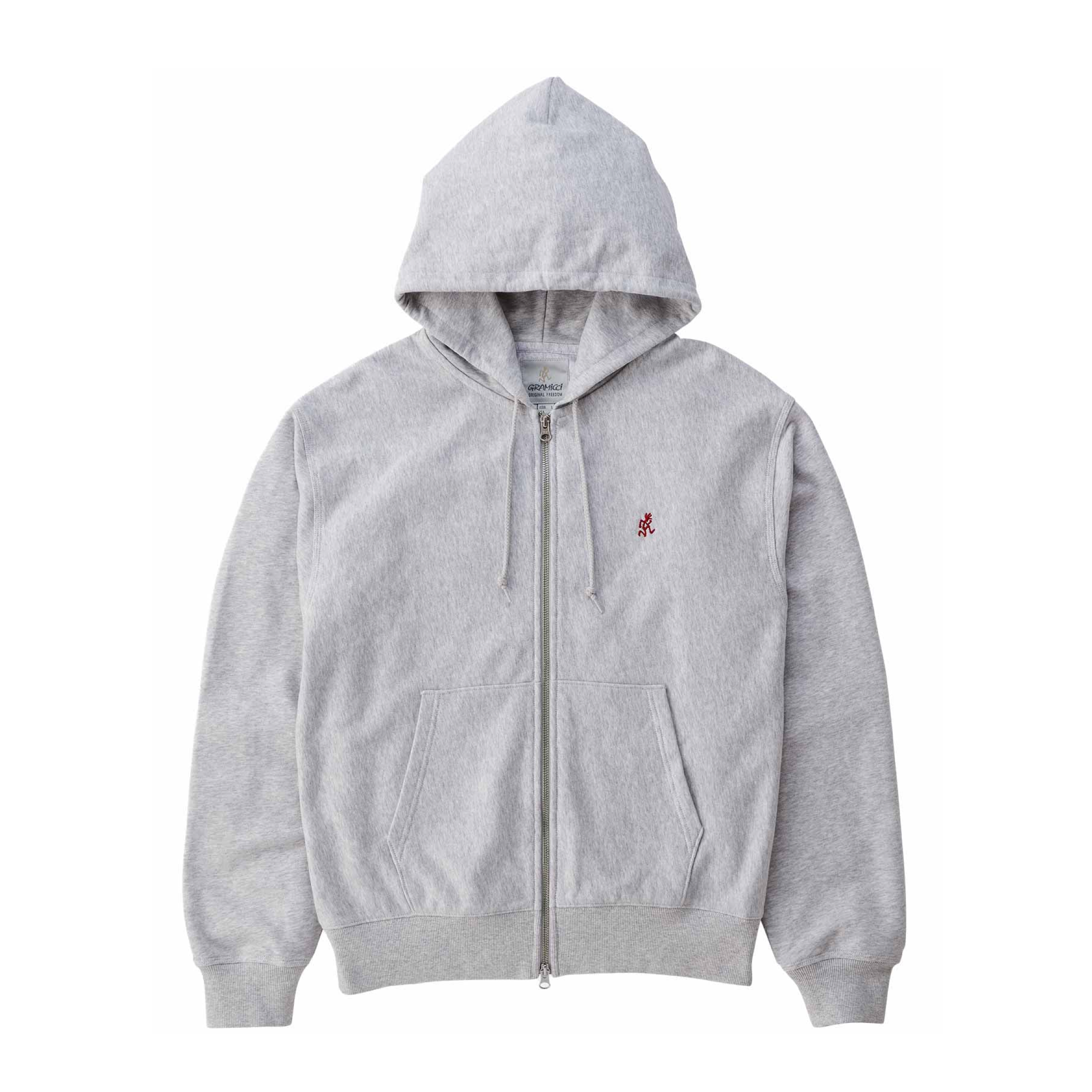 One Point Zip Pullover Heather Ash