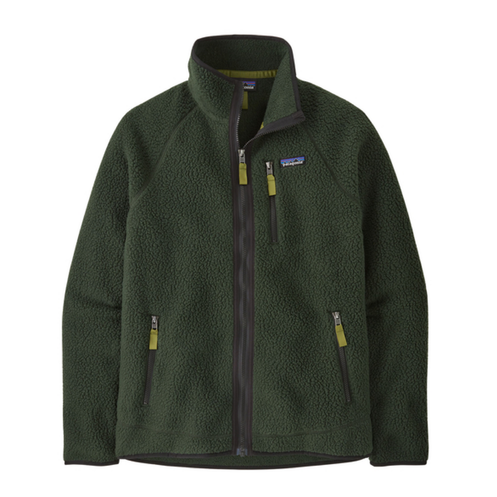 Maglia Retro Pile Uomo Old Growth Green