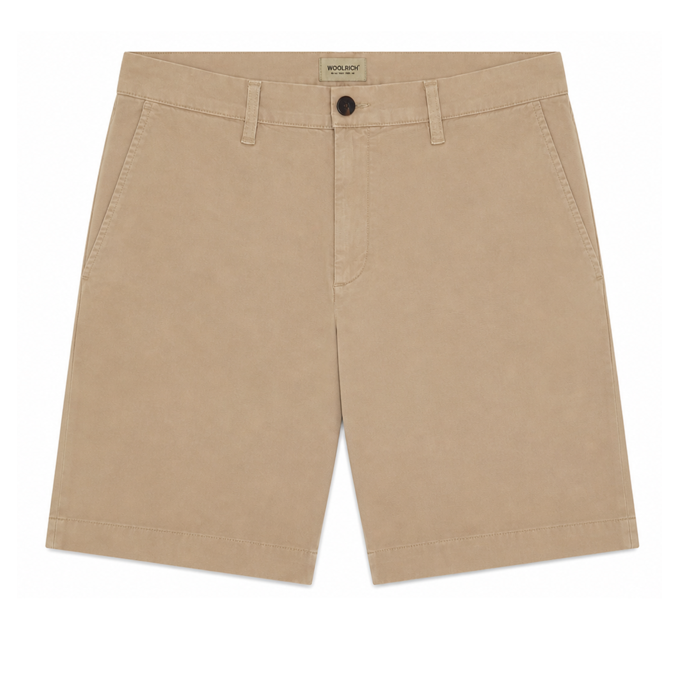 Pantaloncini Cotton Twill Uomo Travertine