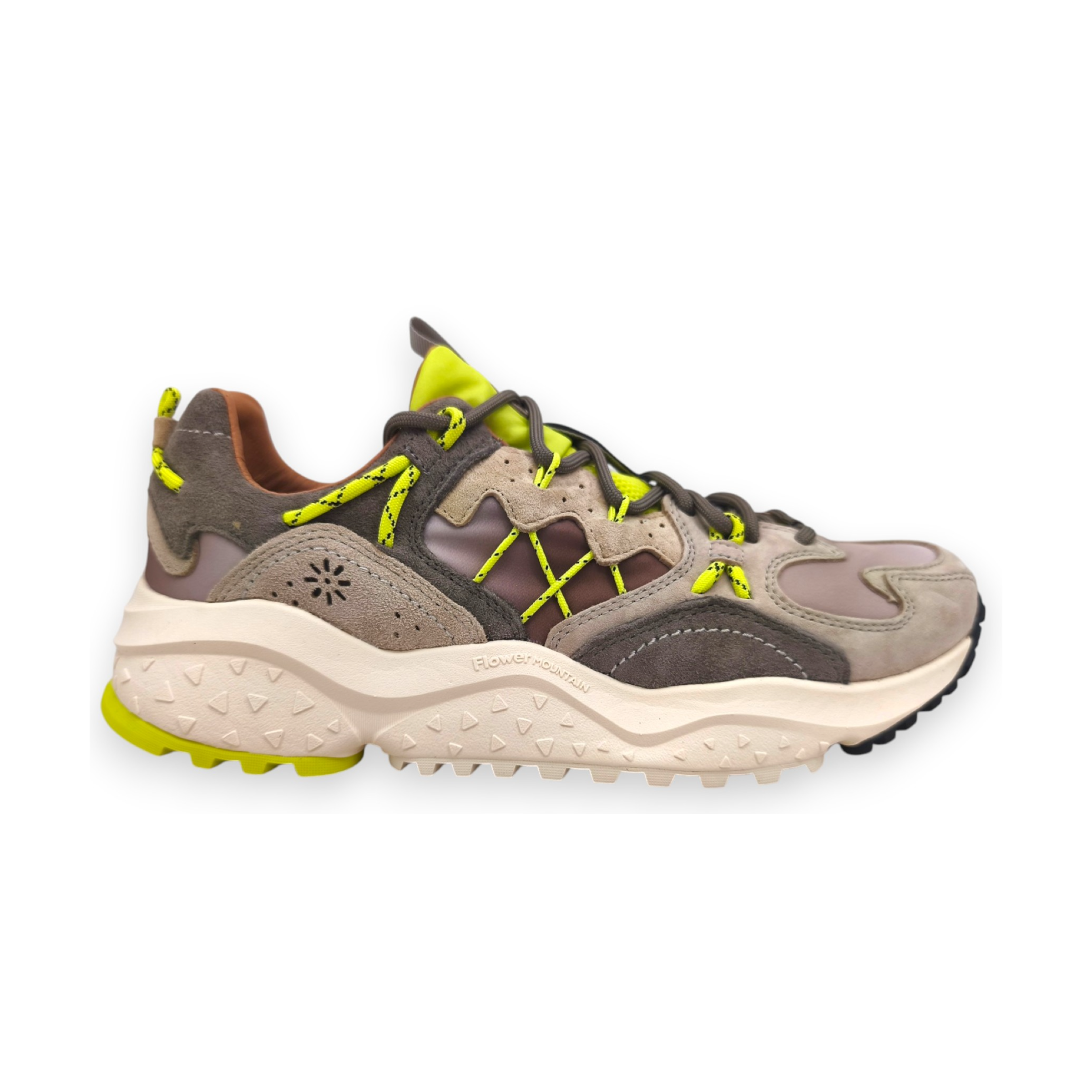 Scarpe Yamabushi Taupe/Lime