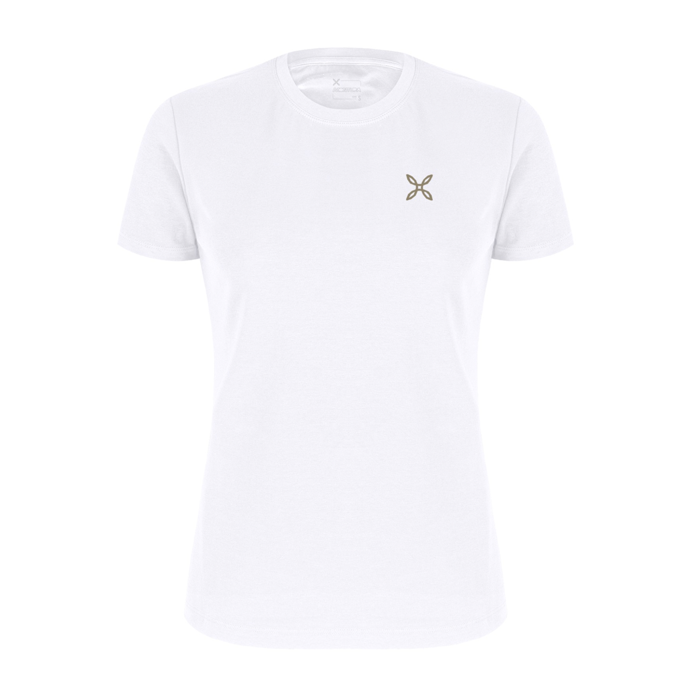 T-shirt Rock Painting Donna White/Desert Beige